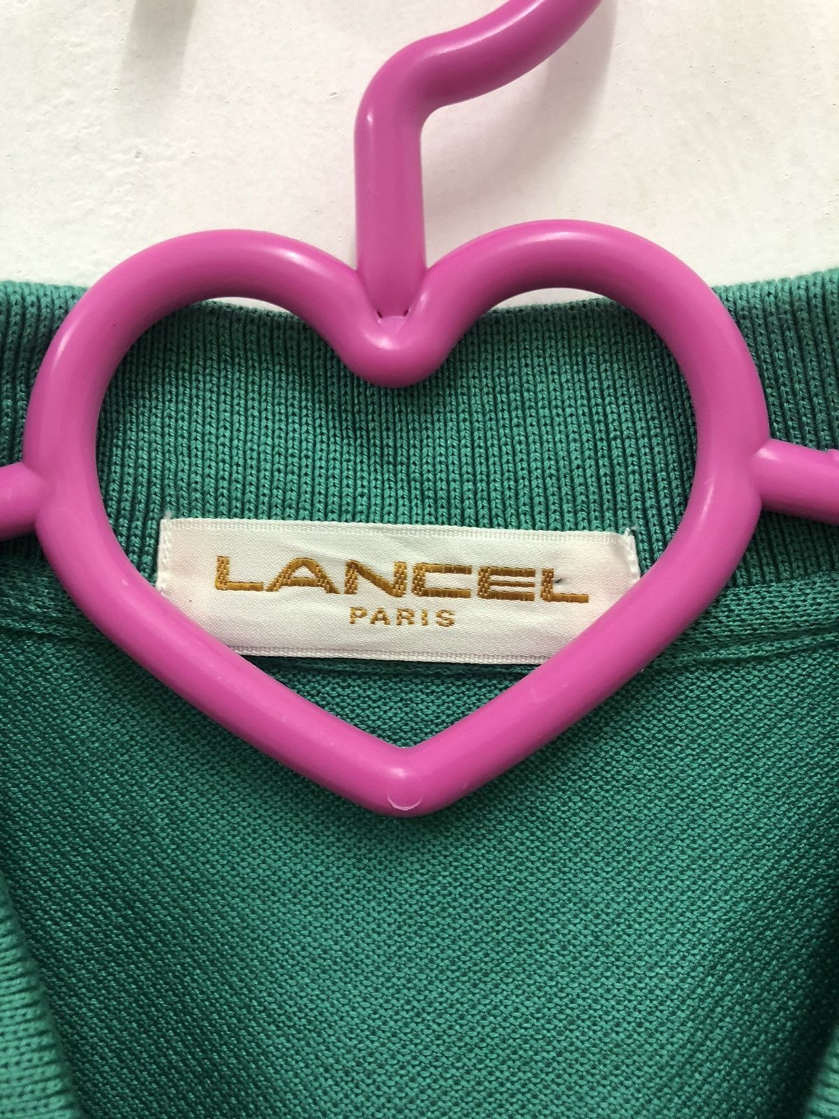 Lancel Rare 90s Vintage LANCEL Paris Embroidered Logo Polo Shirt Size US L / EU 52-54 / 3 - 4 Thumbnail