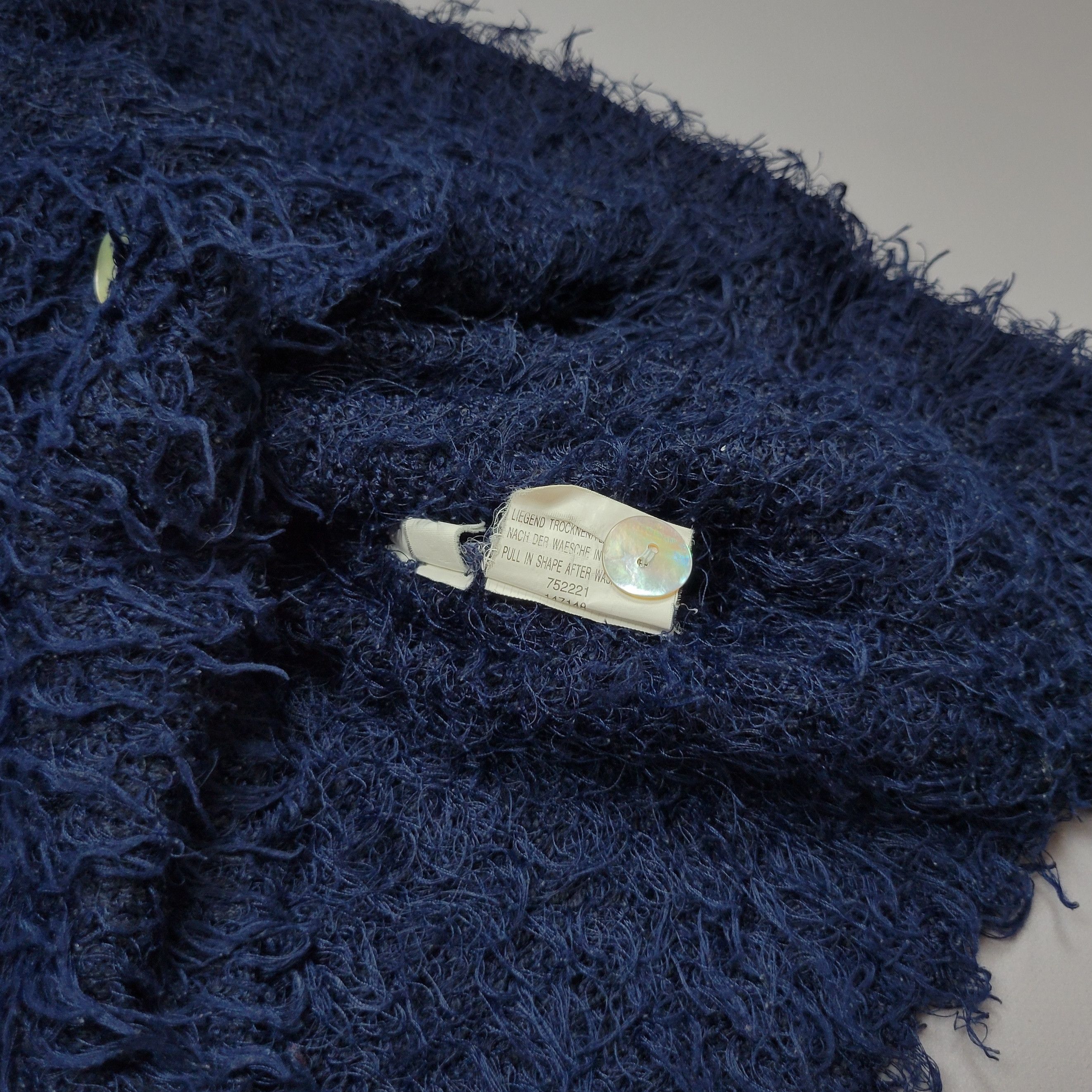Japanese Brand Vintage Shaggy Knit Mohair Fuzzy Cardigan Size US S / EU 44-46 / 1 - 4 Thumbnail