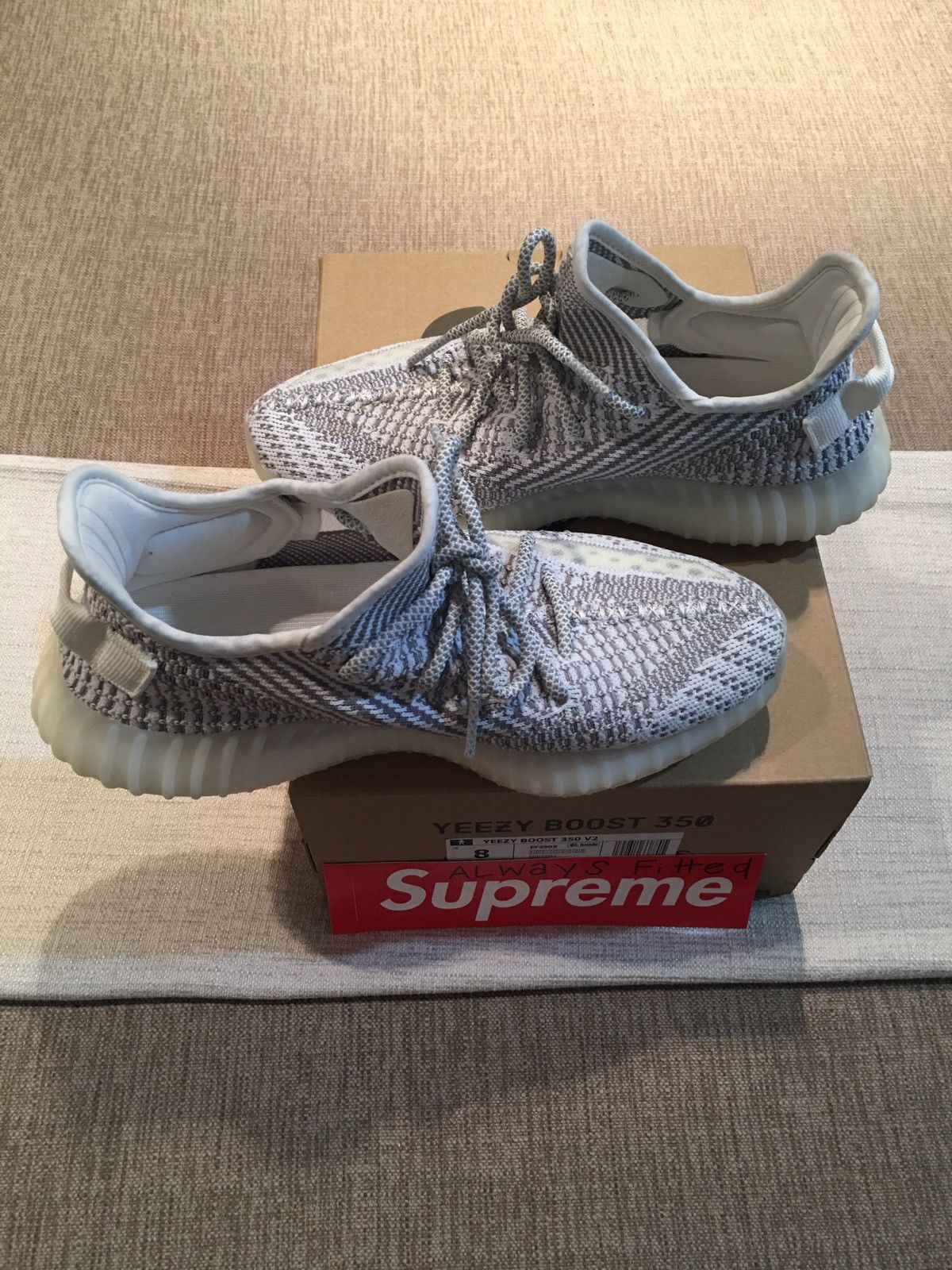 Adidas Yeezy Boost 350 V2 Static Non-Reflective 2018 Size US 8 / EU 41 - 6 Thumbnail