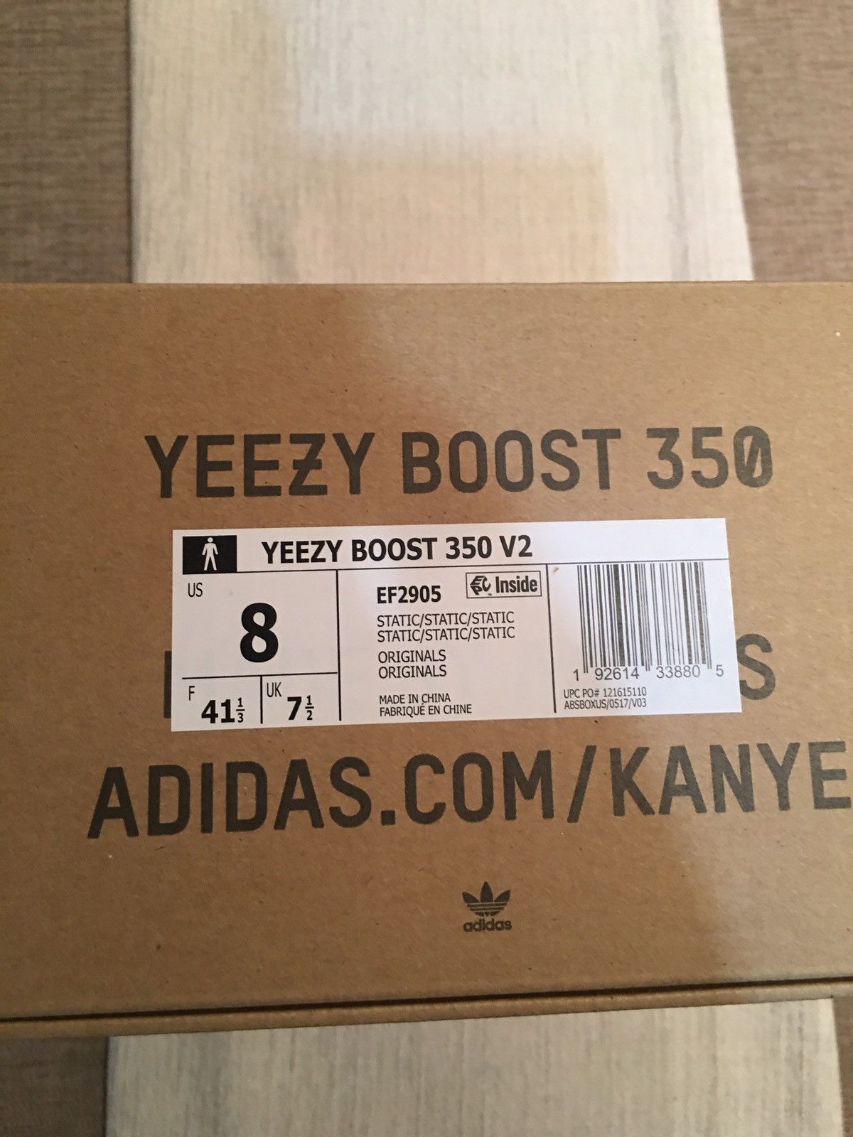 Adidas Yeezy Boost 350 V2 Static Non-Reflective 2018 Size US 8 / EU 41 - 14 Thumbnail