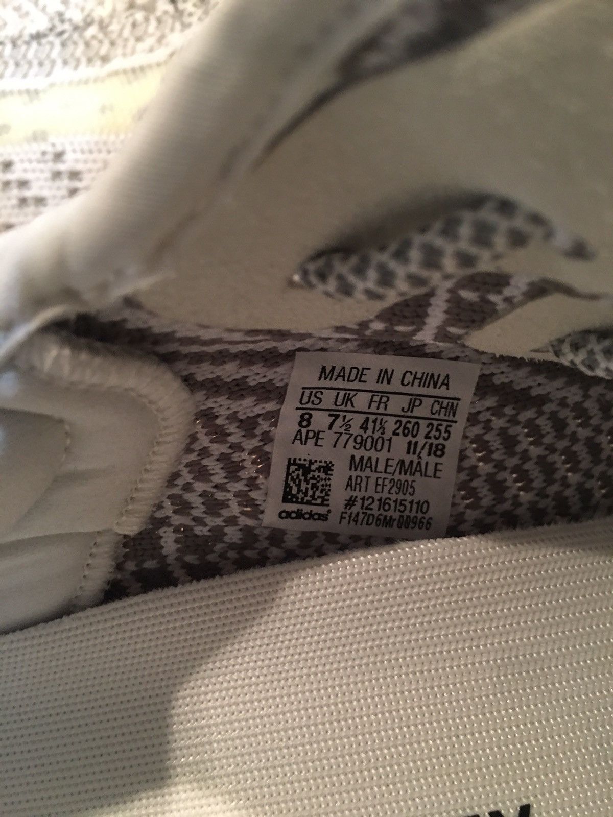 Adidas Yeezy Boost 350 V2 Static Non-Reflective 2018 Size US 8 / EU 41 - 10 Thumbnail