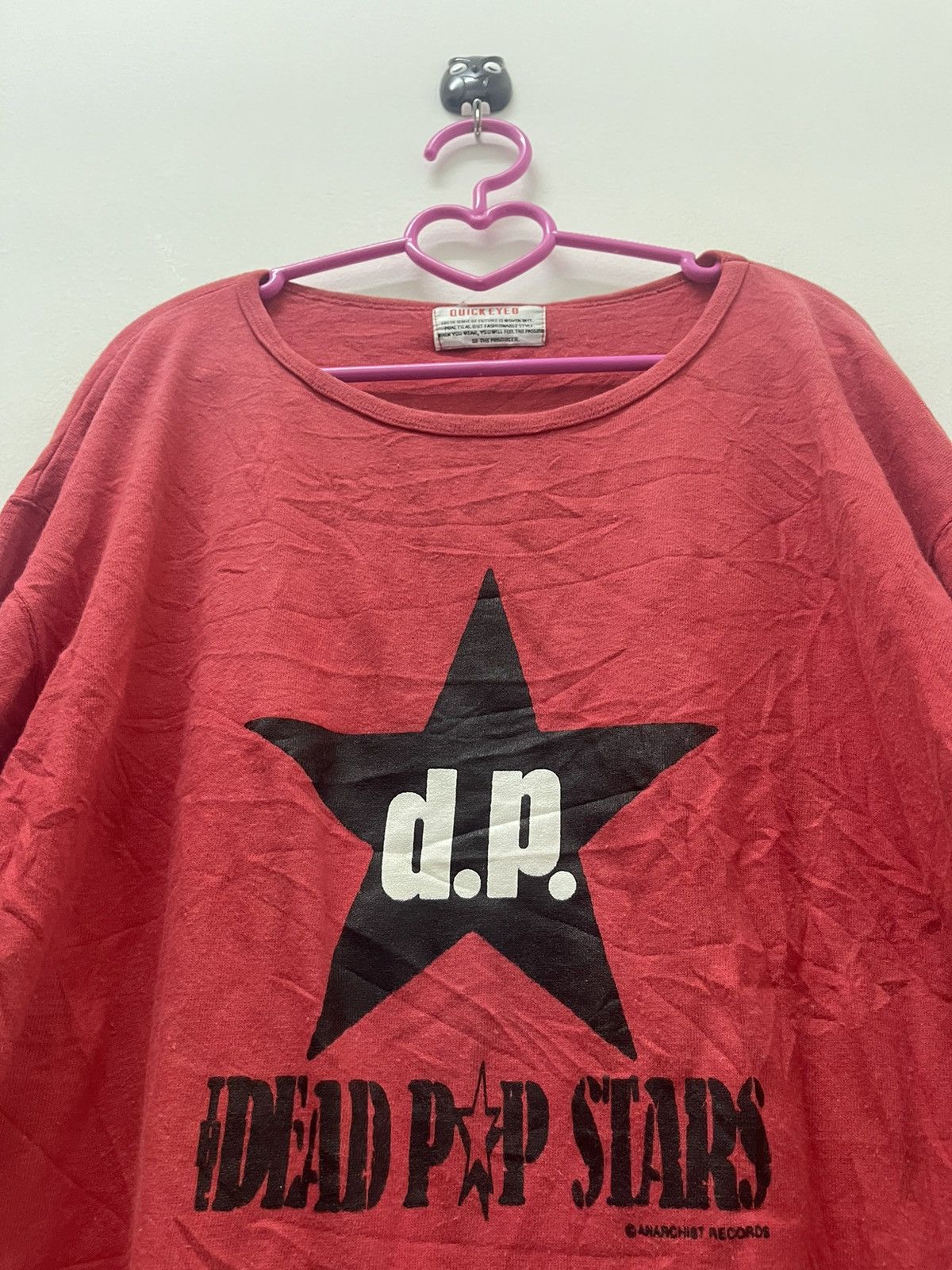 Rare Vintage THE DEAD POP STARZ Anarchist Records Tee