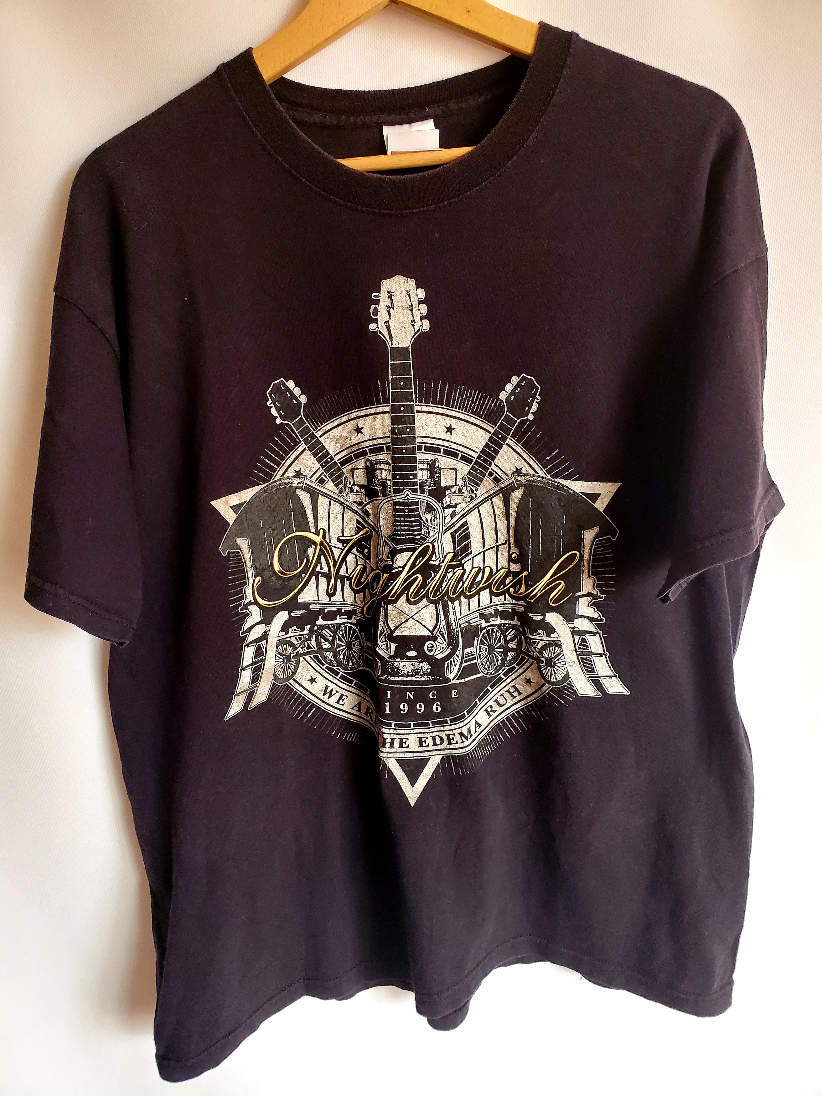 Y2K Nightwish Finnish Symphonic Goth Metal Band T-shirt
