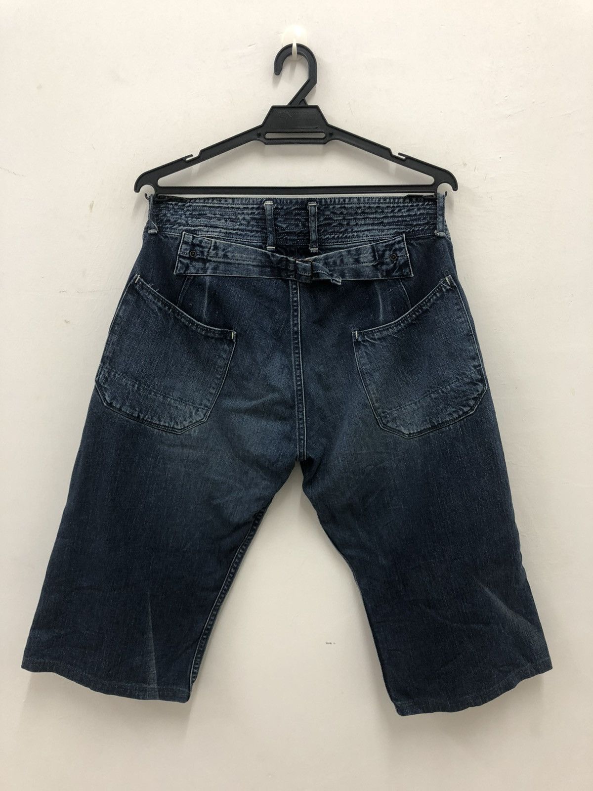Rare Vintage SPELLBOUND Japan Made Buckle Back Shorts Jeans