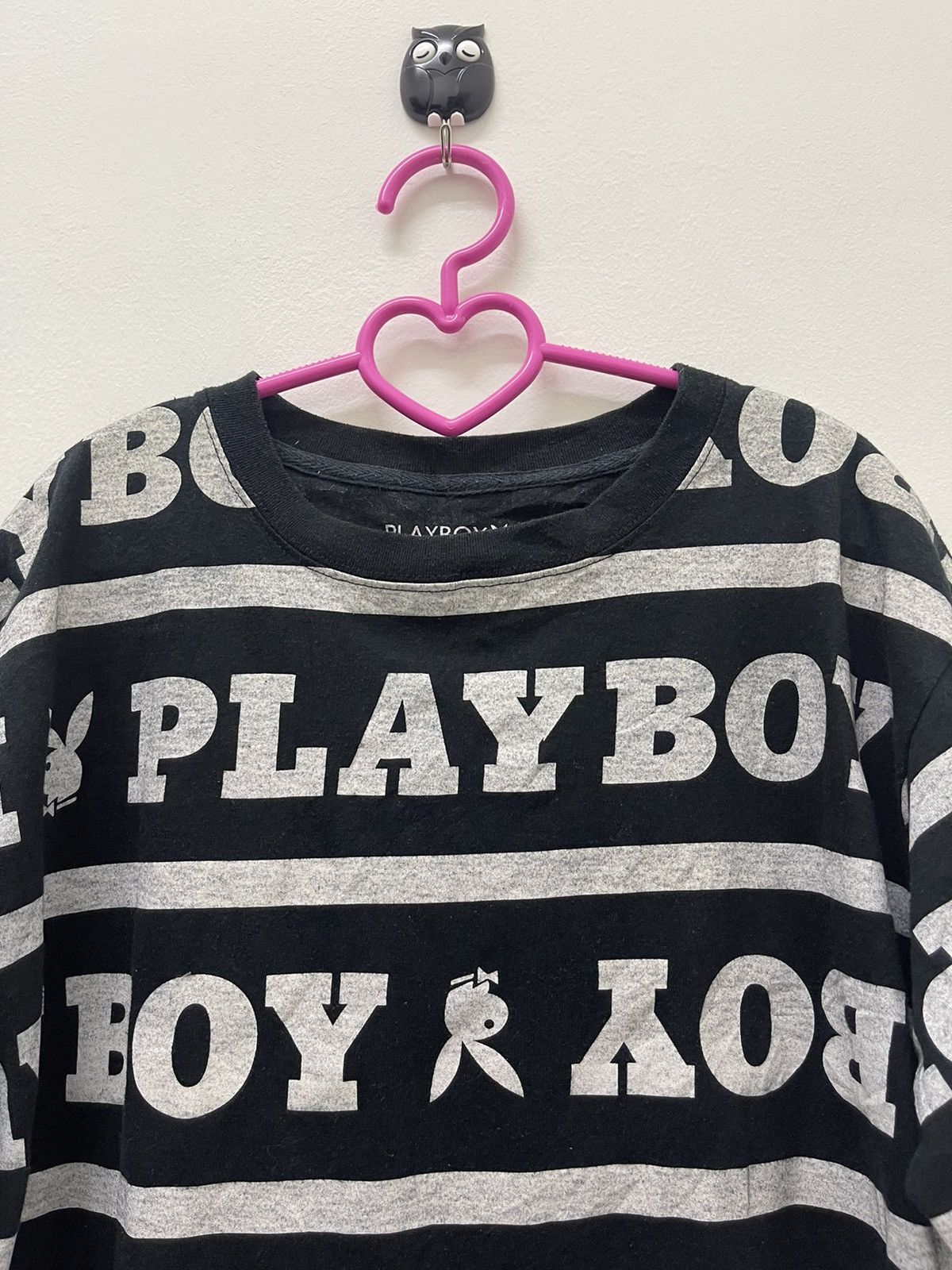 Playboy Rare Vintage PLAYBOY Spell Out Big Logo Full All Over Size US M / EU 48-50 / 2 - 2 Thumbnail