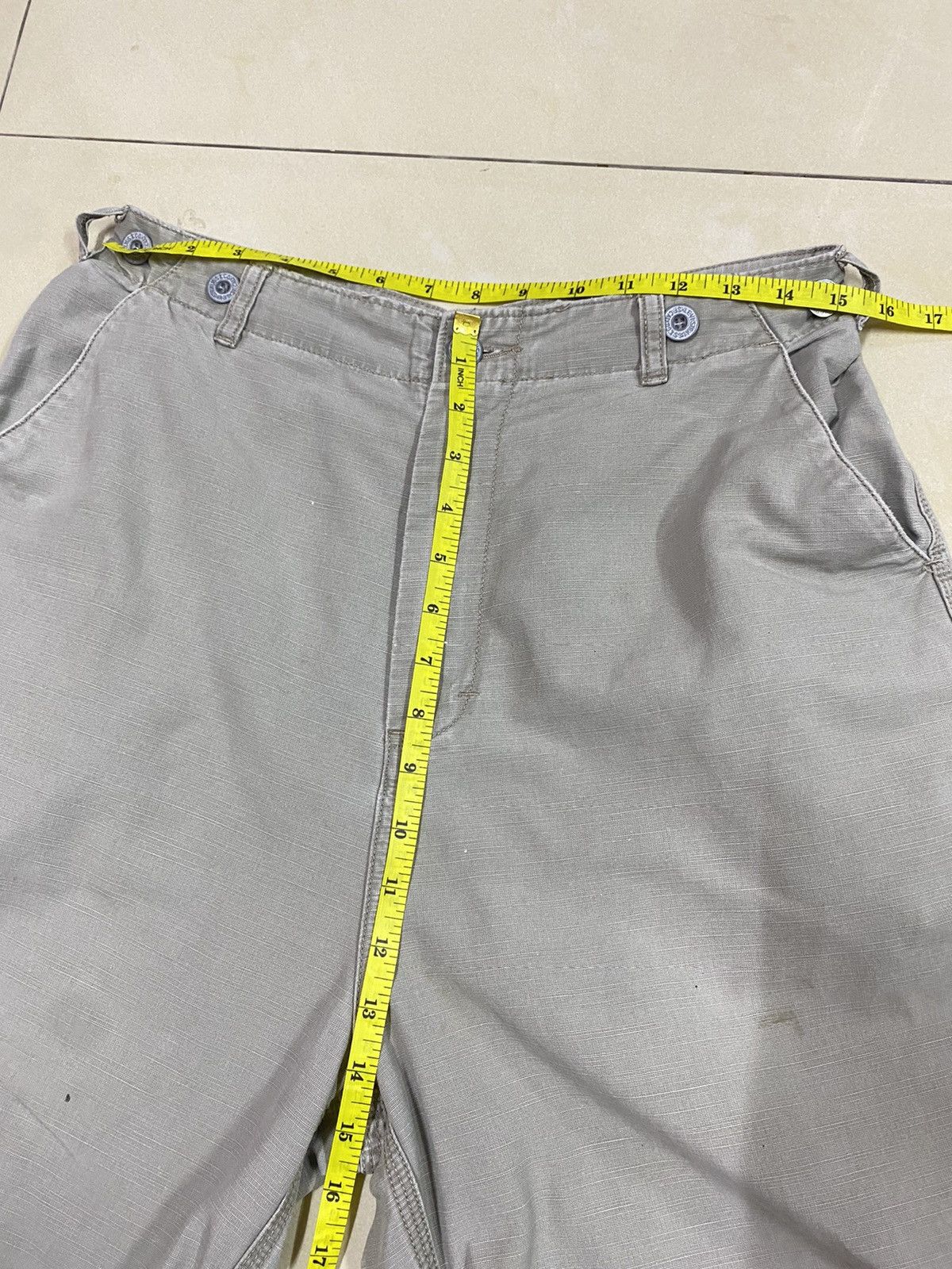 Levi's × Orslow Levis Distressed Dirty Wide Leg Baggy Baker Pants Size US 30 / EU 46 - 16 Thumbnail