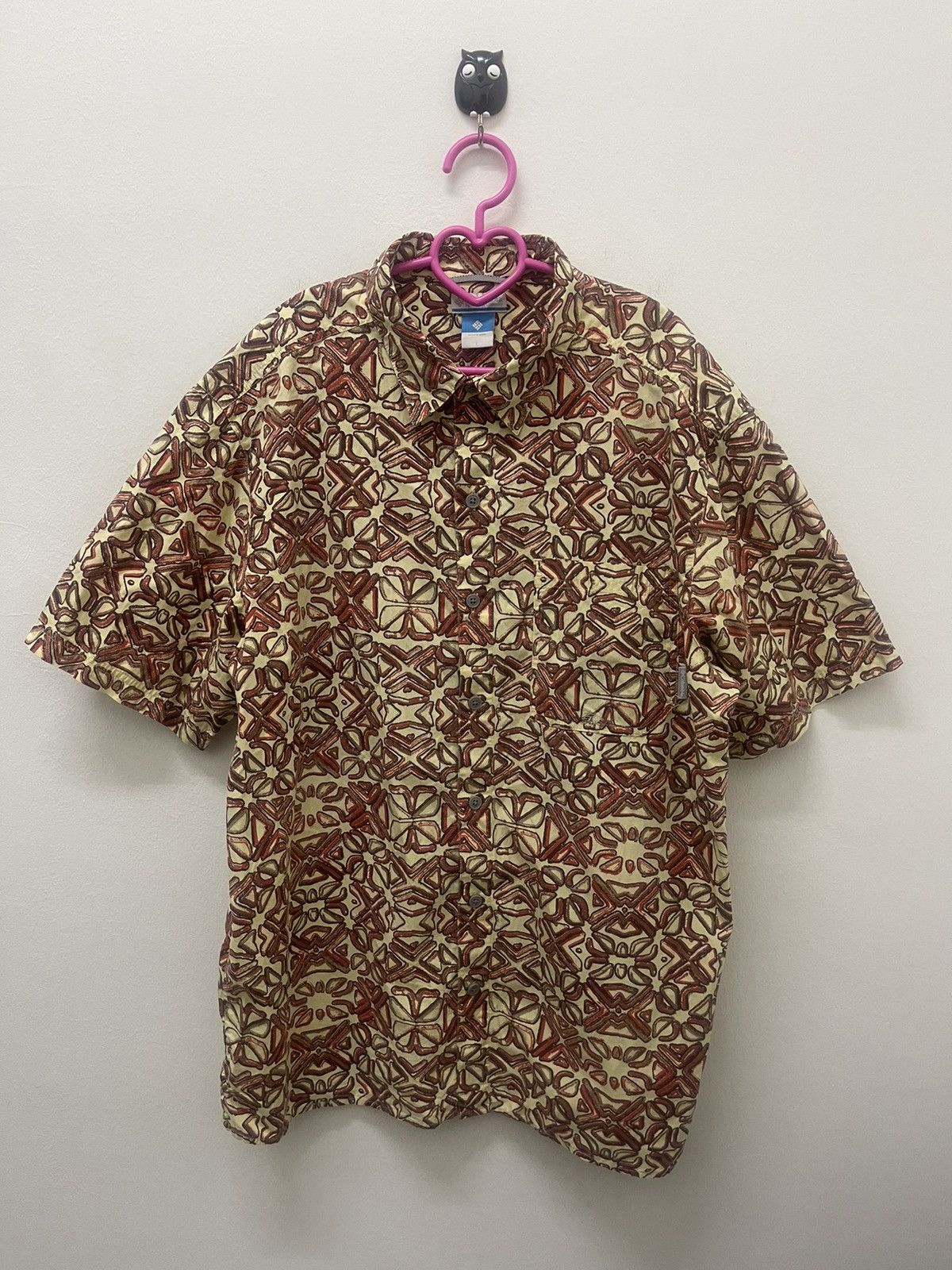 Columbia Rare COLUMBIA Single Pocket Full All Over Print Button Up Size US L / EU 52-54 / 3 - 1 Thumbnail