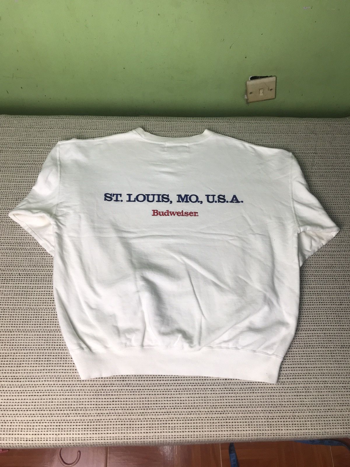 image of Budweiser St. Louts,mo, Usa in White, Men's (Size Large)