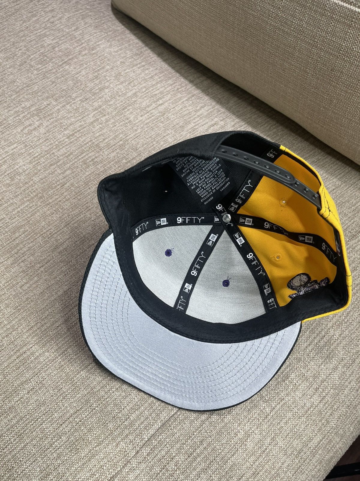 New Era Los Angeles Lakers Vintage 16X Champion Hat Size ONE SIZE - 7 Thumbnail