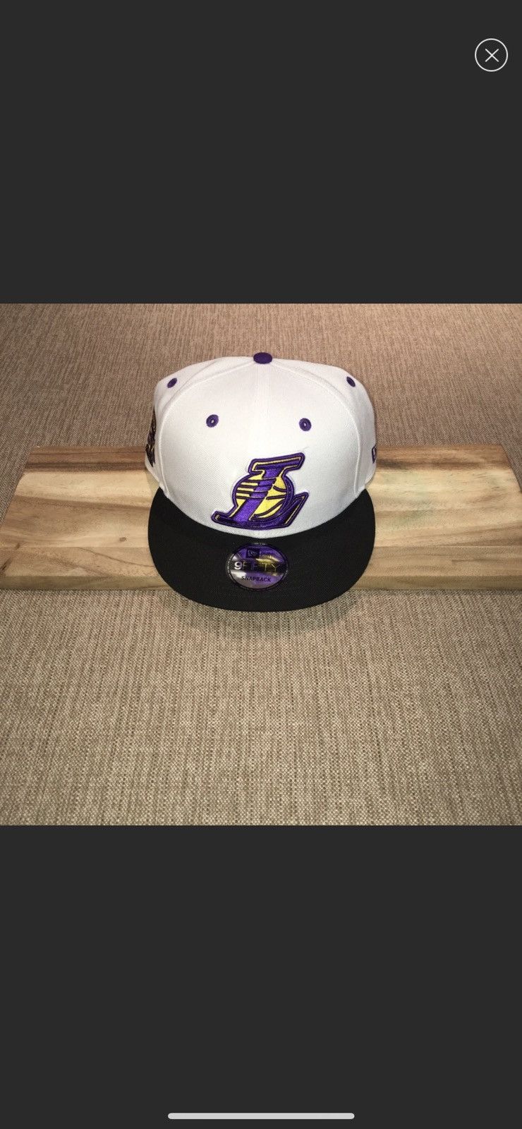 New Era Lakers New Era NBA 16X Champion Snapback Throwback Size ONE SIZE - 1 Thumbnail