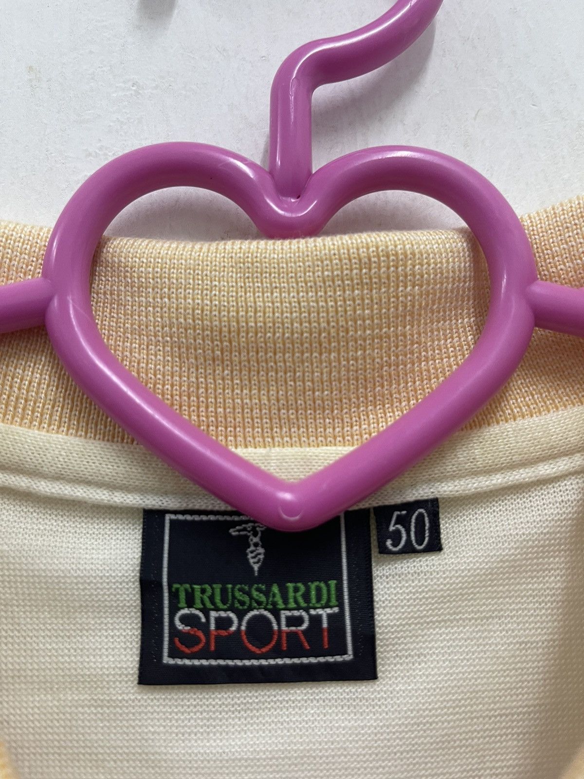 Trussardi Rare 90s Vintage TRUSSARDI SPORT Single Pocket Polo Tee Size US XL / EU 56 / 4 - 3 Thumbnail