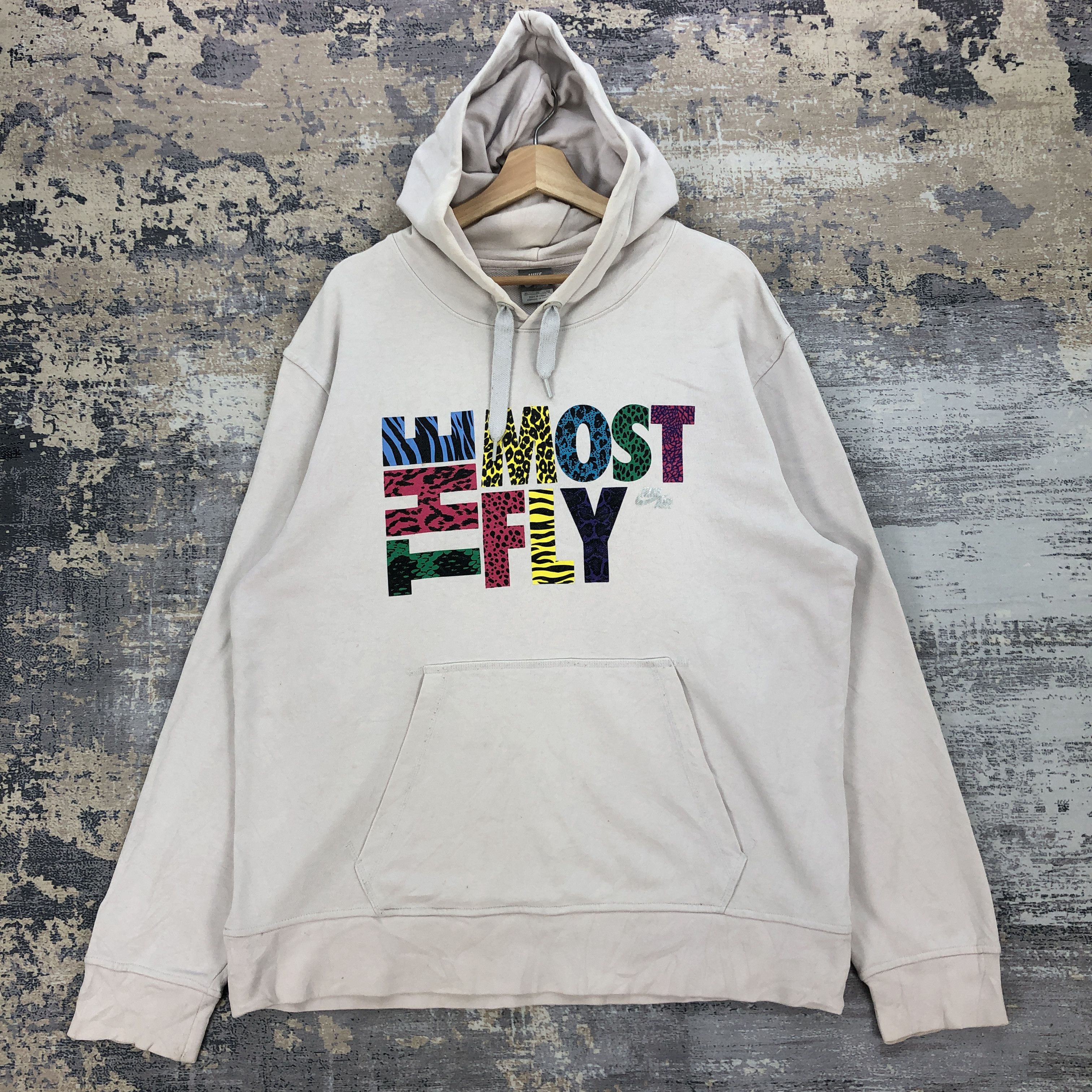 Nike × Vintage Vinatge Nike Sweater Nike Swoosh Sweatshirt The Most Fly Size US L / EU 52-54 / 3 - 2 Thumbnail