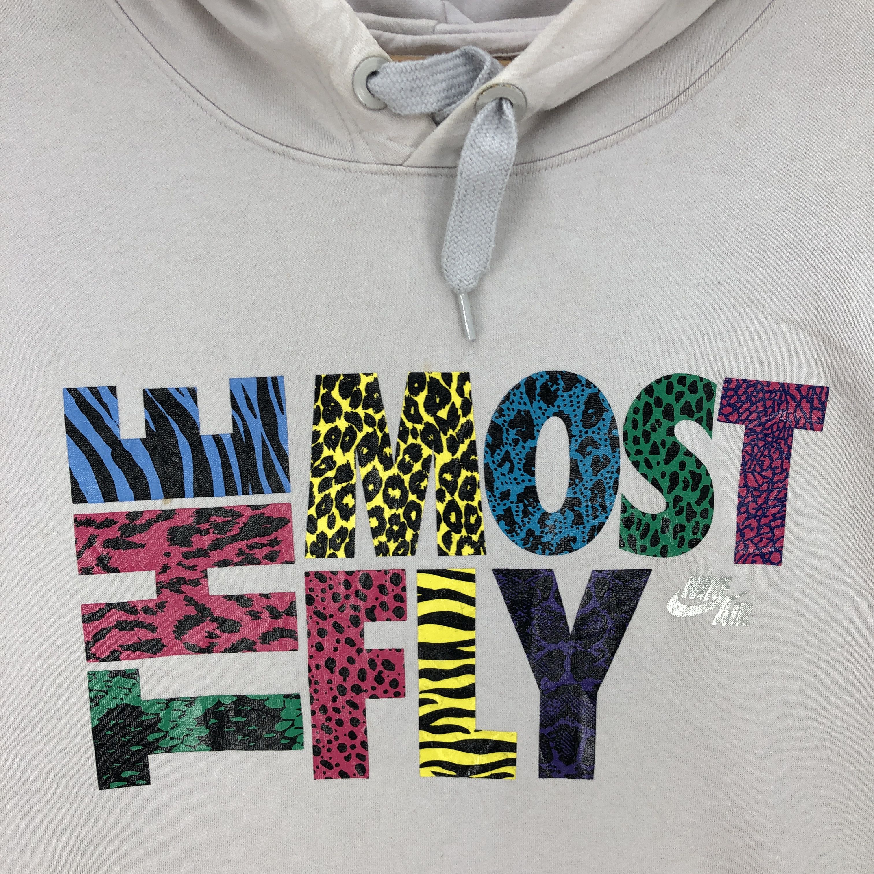 Nike × Vintage Vinatge Nike Sweater Nike Swoosh Sweatshirt The Most Fly Size US L / EU 52-54 / 3 - 7 Thumbnail