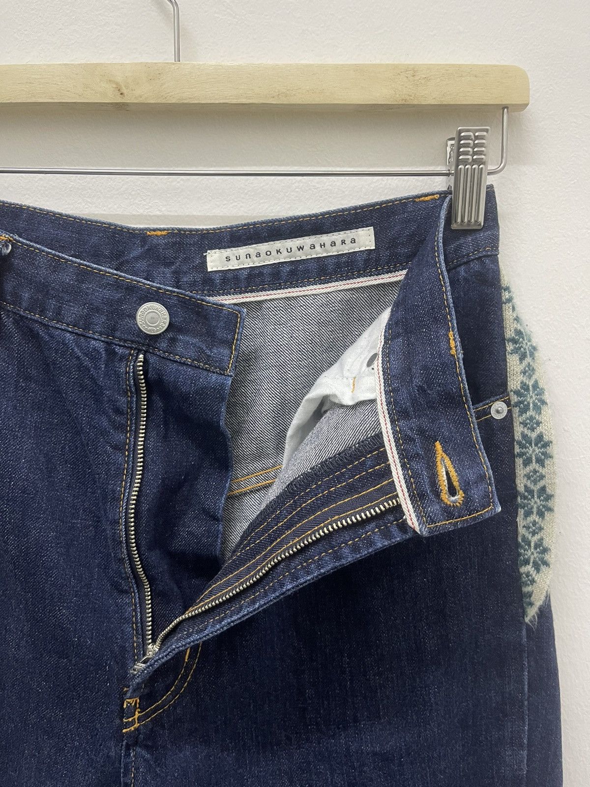Issey Miyake Rare Vintage SUNAO KUWAHARA Issey Miyake Denim Jeans Size US 28 / EU 44 - 5 Thumbnail