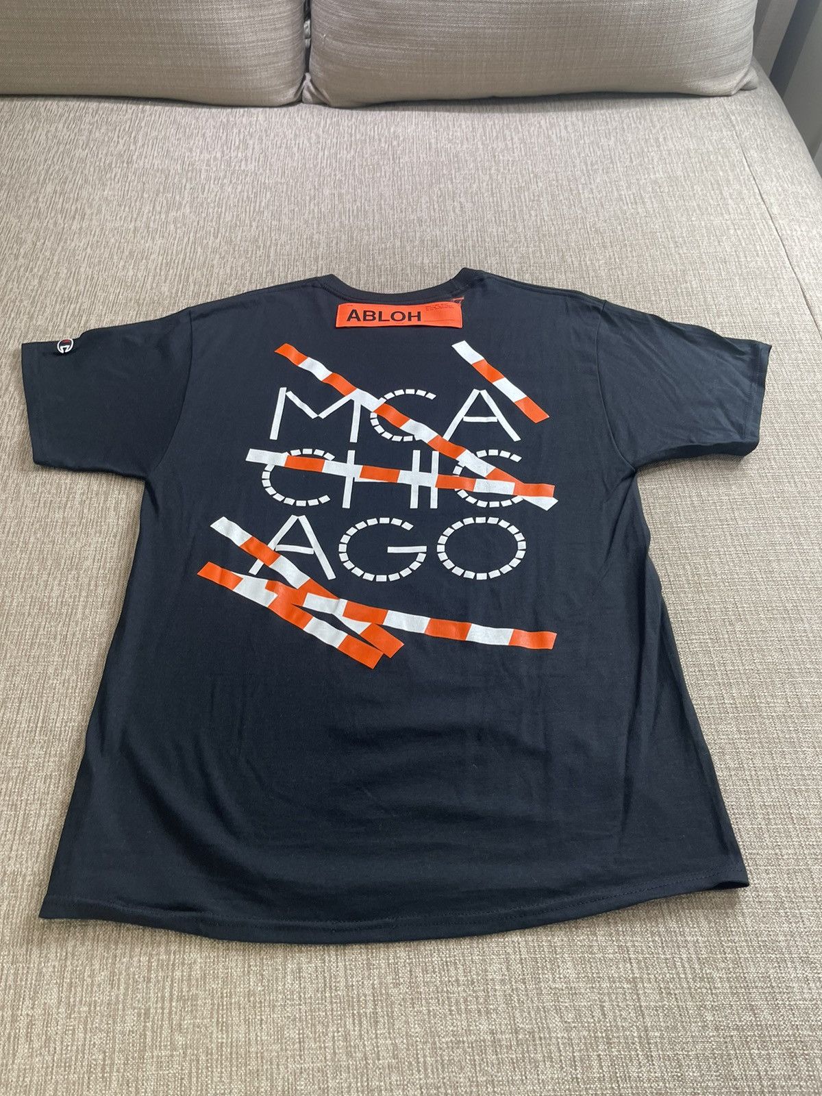 Virgil sale ablob x mca figure of speech tape tee