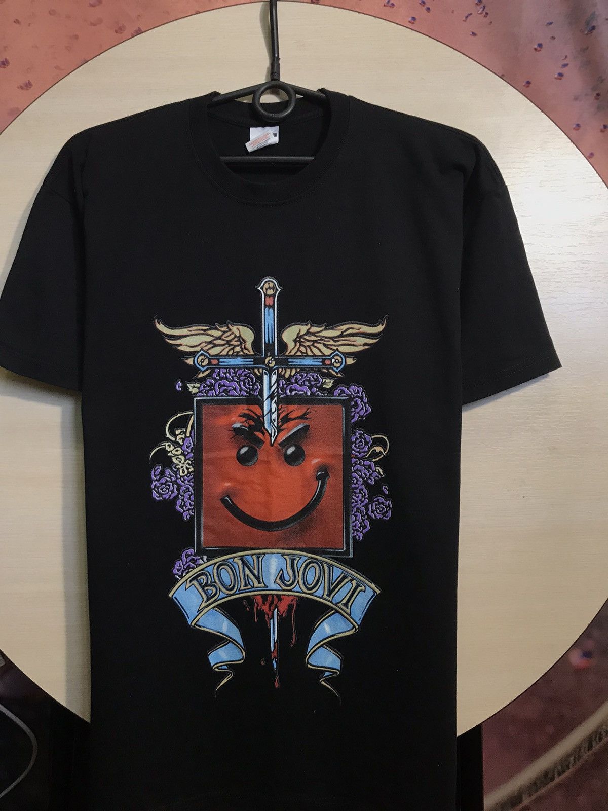 Band Tees × Bon Jovi × Vintage Vintage Bon Jovi band rock tee Size US M / EU 48-50 / 2 - 2 Thumbnail