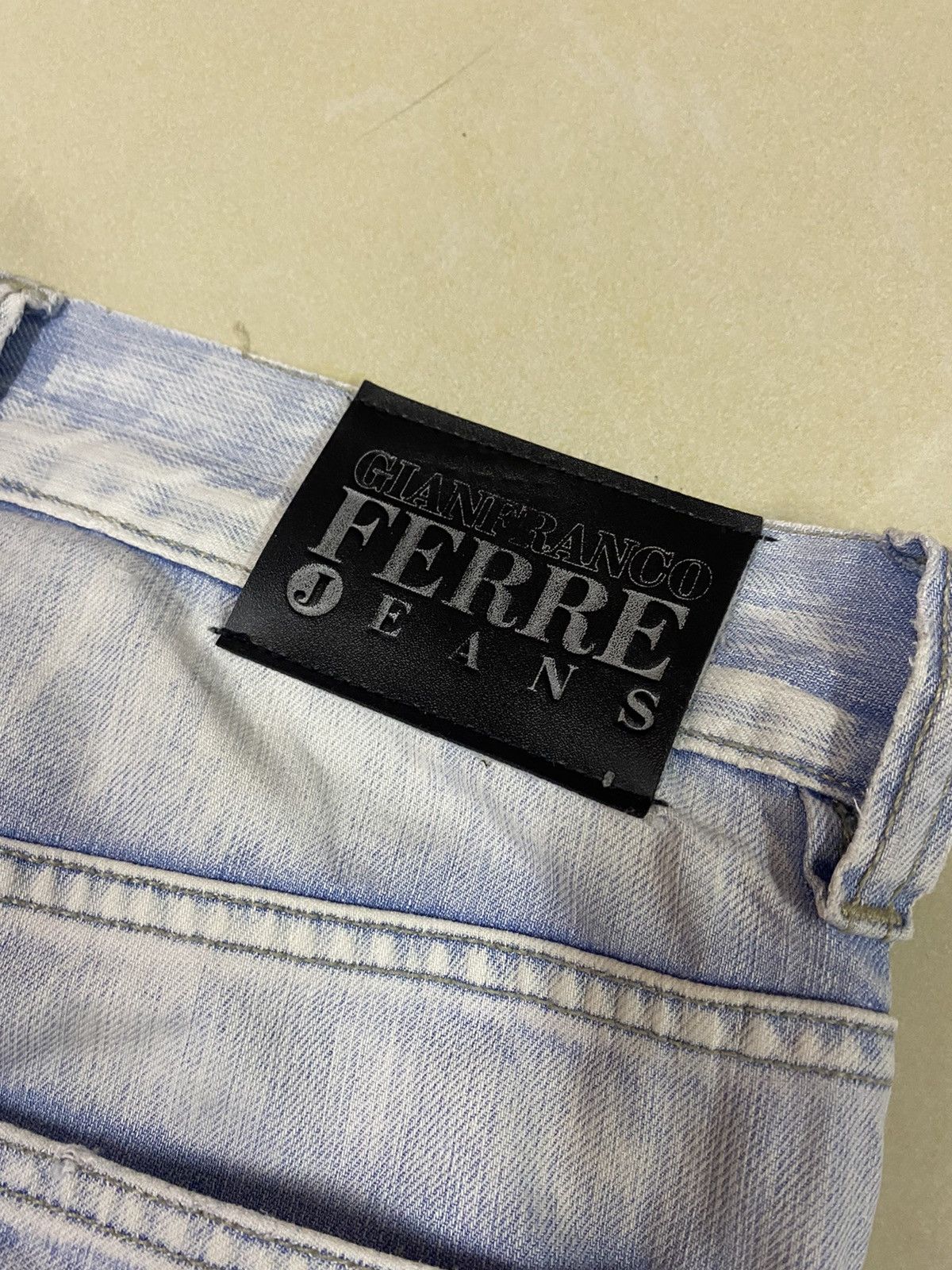 GF Ferre × Gianfranco Ferre Italian Designer Gianfranco Ferre Big Logo Denim Size US 34 / EU 50 - 9 Thumbnail
