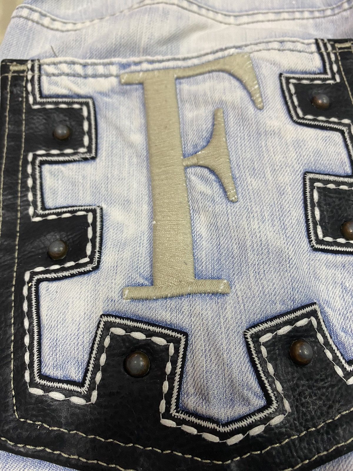 GF Ferre × Gianfranco Ferre Italian Designer Gianfranco Ferre Big Logo Denim Size US 34 / EU 50 - 8 Thumbnail