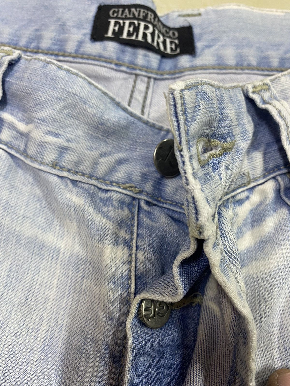 GF Ferre × Gianfranco Ferre Italian Designer Gianfranco Ferre Big Logo Denim Size US 34 / EU 50 - 11 Thumbnail