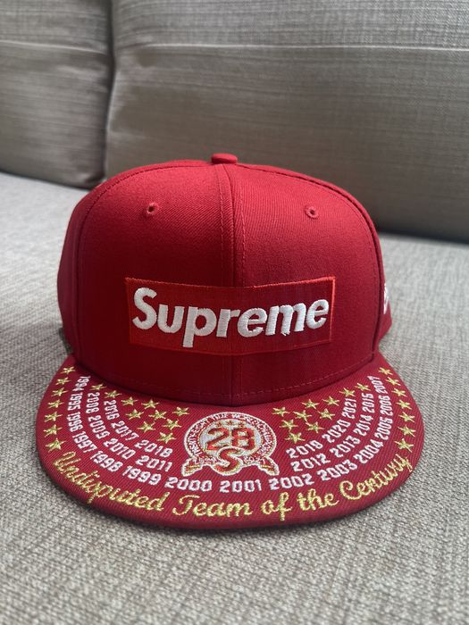 Supreme Supreme Undisputed Box Logo New Era Fitted Hat | Grailed