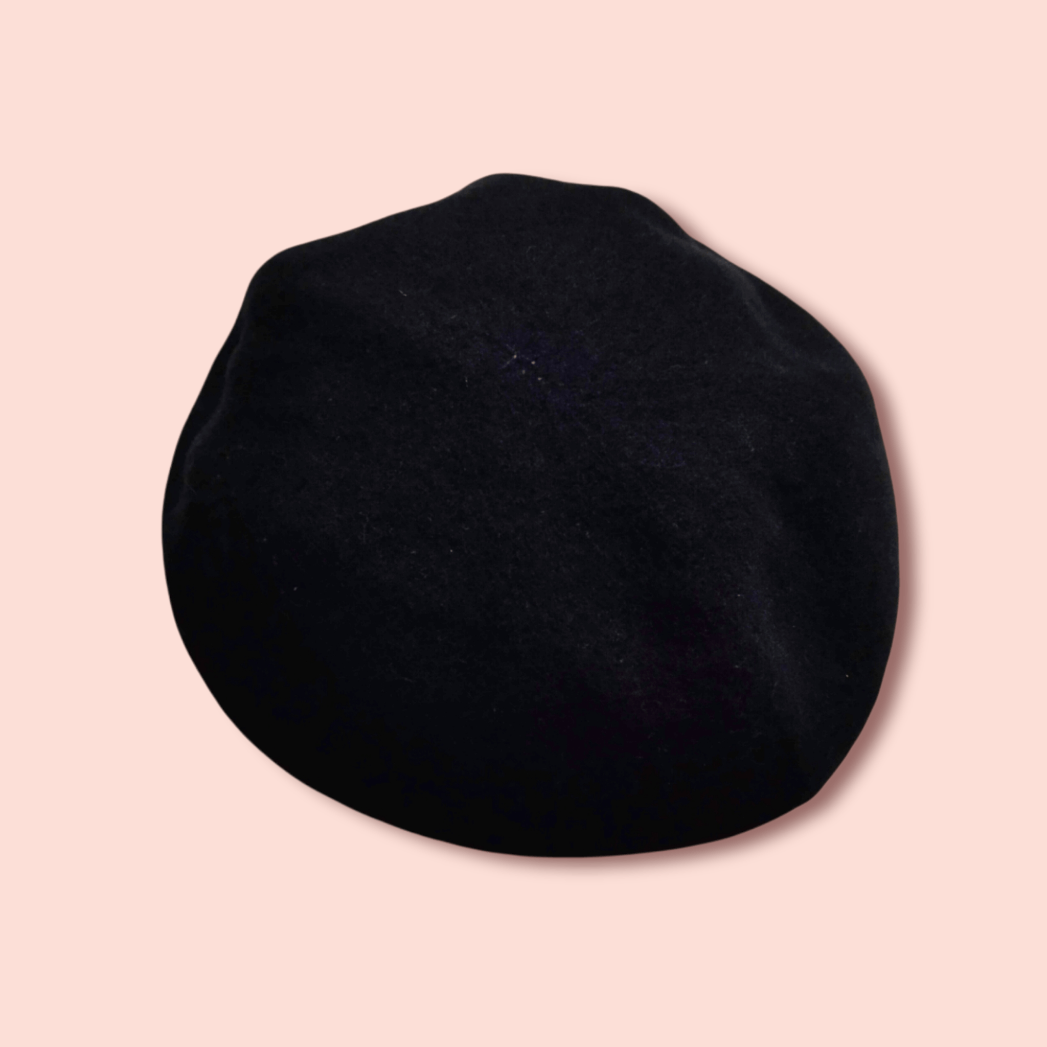 Other VINTAGE BLACK WOOL BLEND BERET Size ONE SIZE - 6 Thumbnail