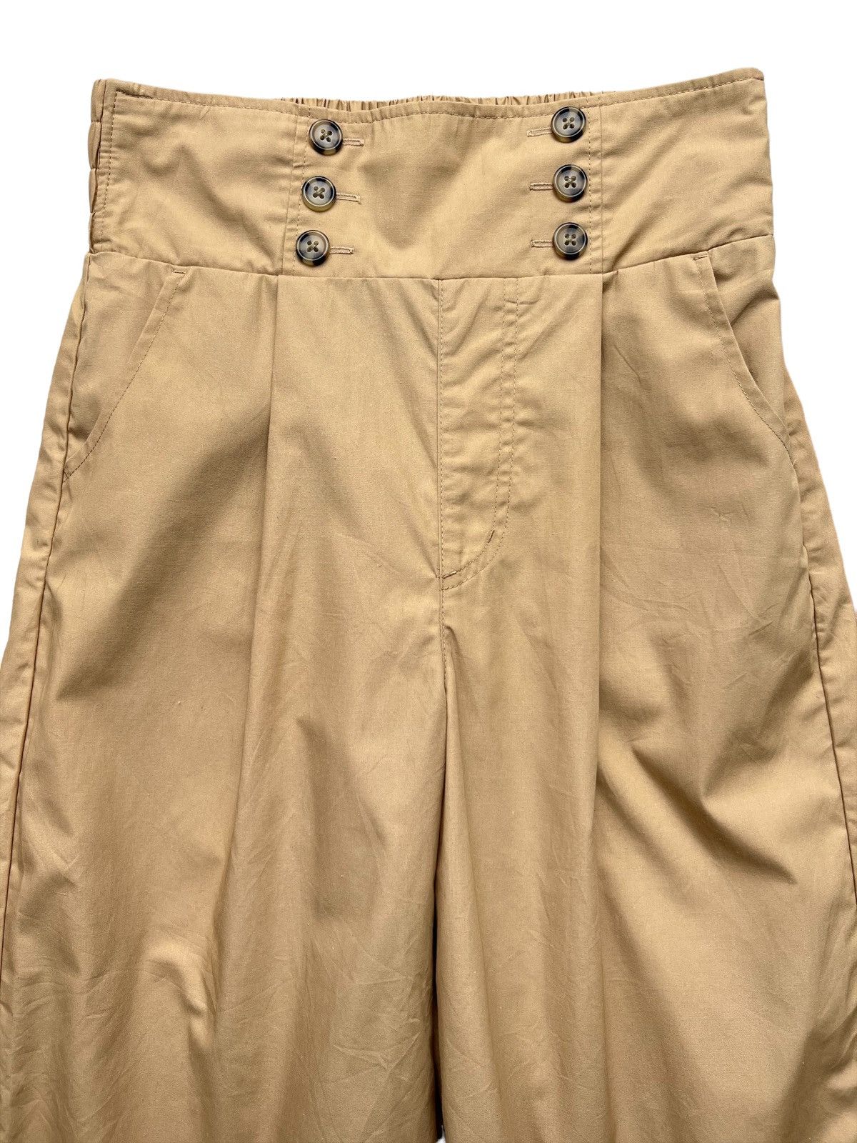 Vintage Japanese Brand Japan Pants Beige Baggy Bondage Pants 28 Size 28" / US 6 / IT 42 - 3 Thumbnail