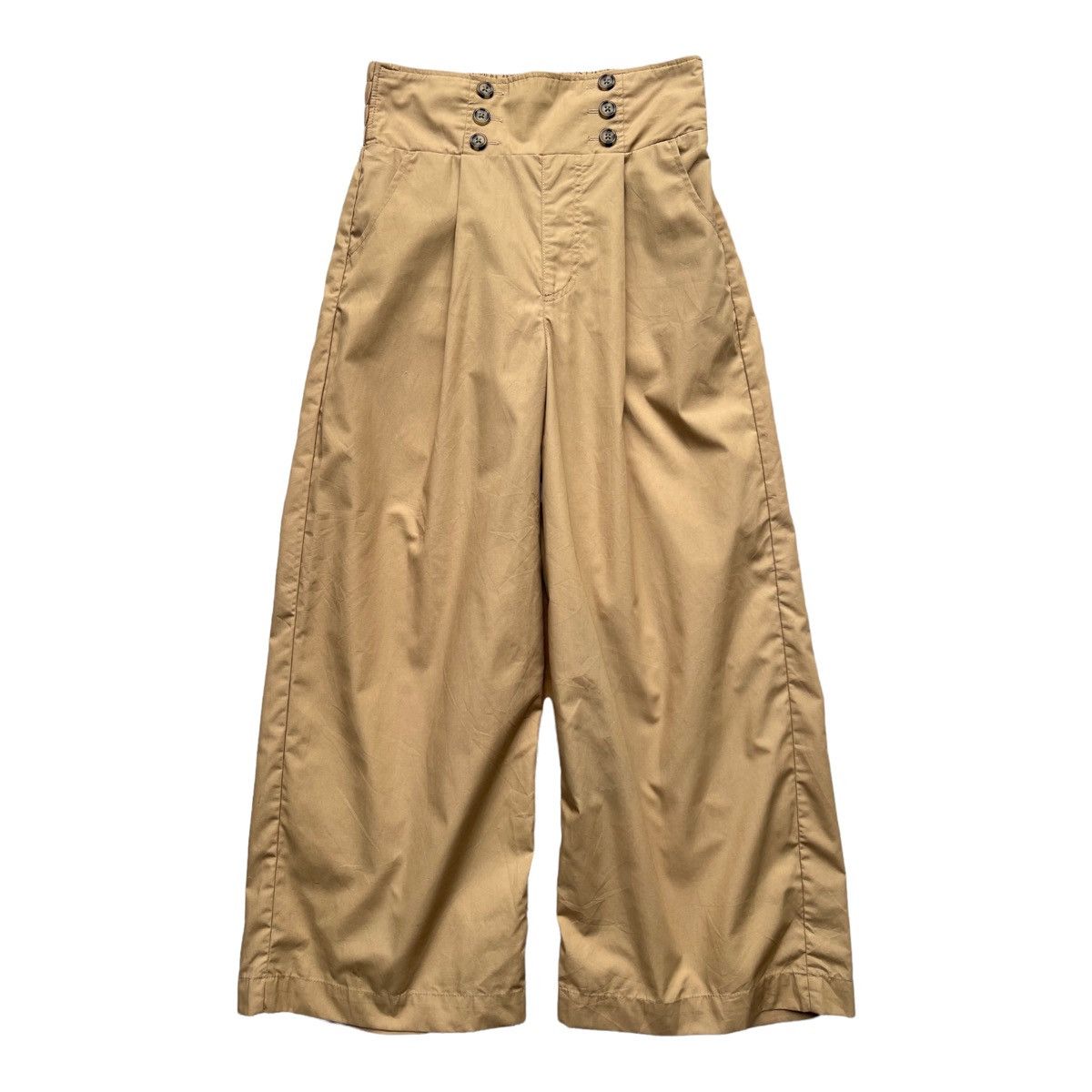 Vintage Japanese Brand Japan Pants Beige Baggy Bondage Pants 28 Size 28" / US 6 / IT 42 - 1 Thumbnail