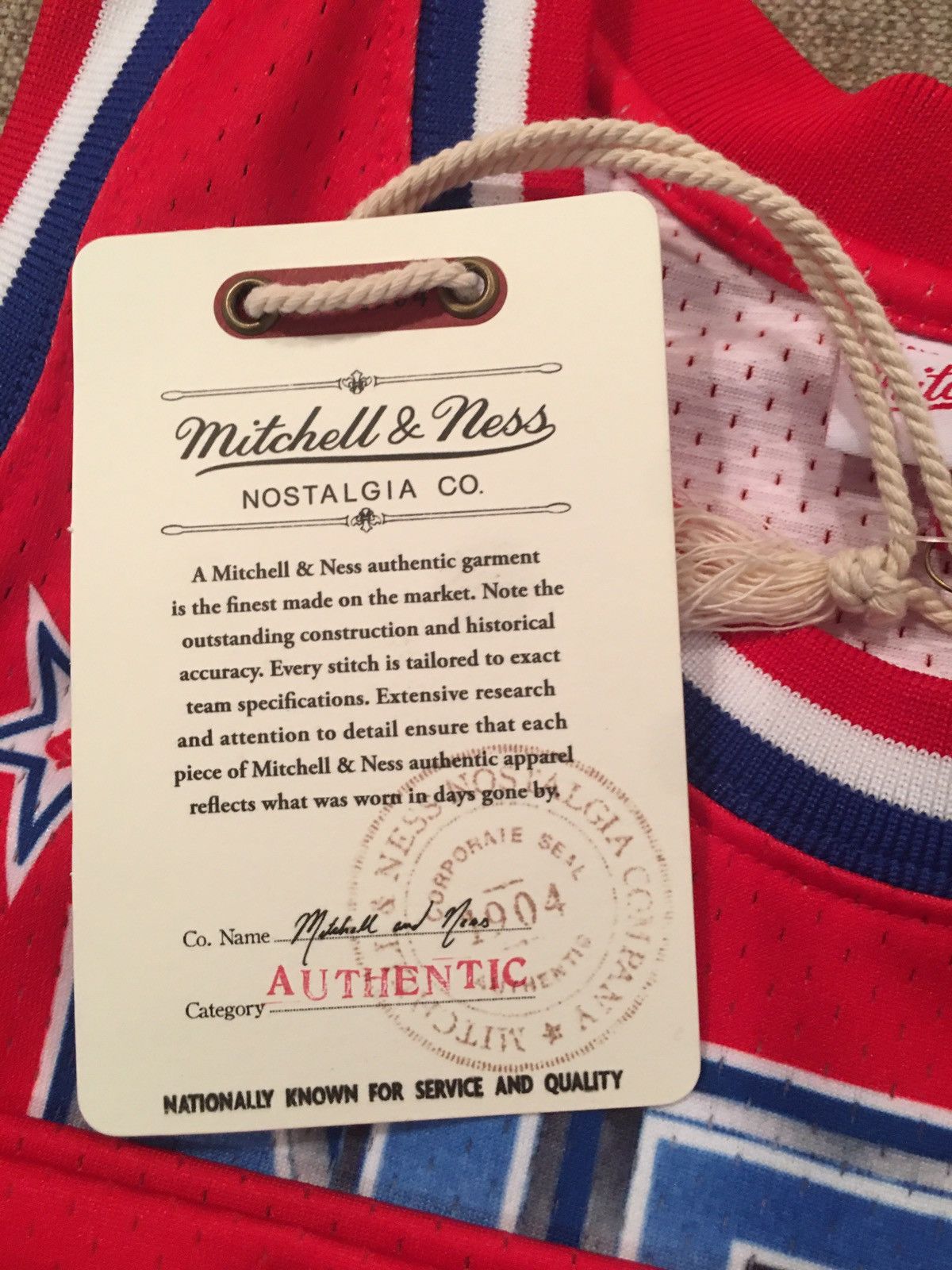 Mitchell & Ness Authentic Jersey All Star West (1991-92 Magic Johnson) Size US S / EU 44-46 / 1 - 5 Thumbnail