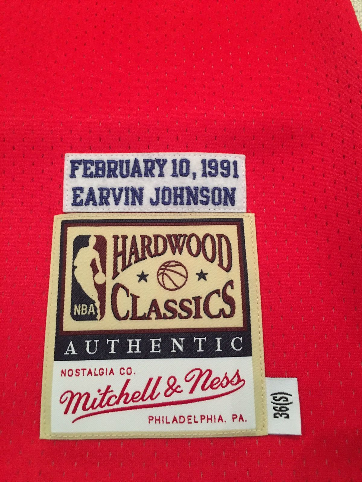 Mitchell & Ness Authentic Jersey All Star West (1991-92 Magic Johnson) Size US S / EU 44-46 / 1 - 3 Thumbnail