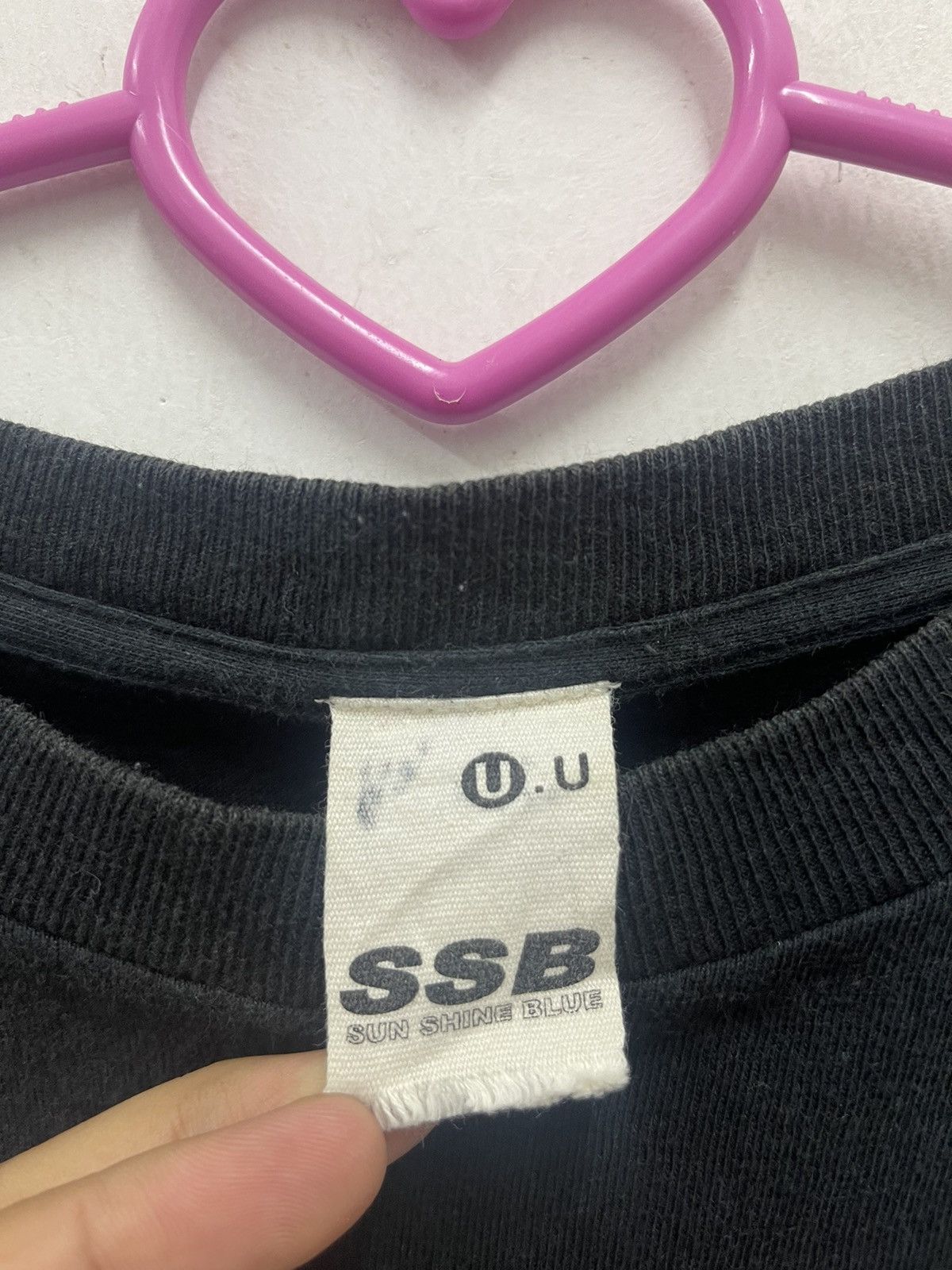 Japanese Brand Rare Vintage SSB Sun Shine Blue Wow! Cant Buy Me Apple Size US L / EU 52-54 / 3 - 3 Thumbnail