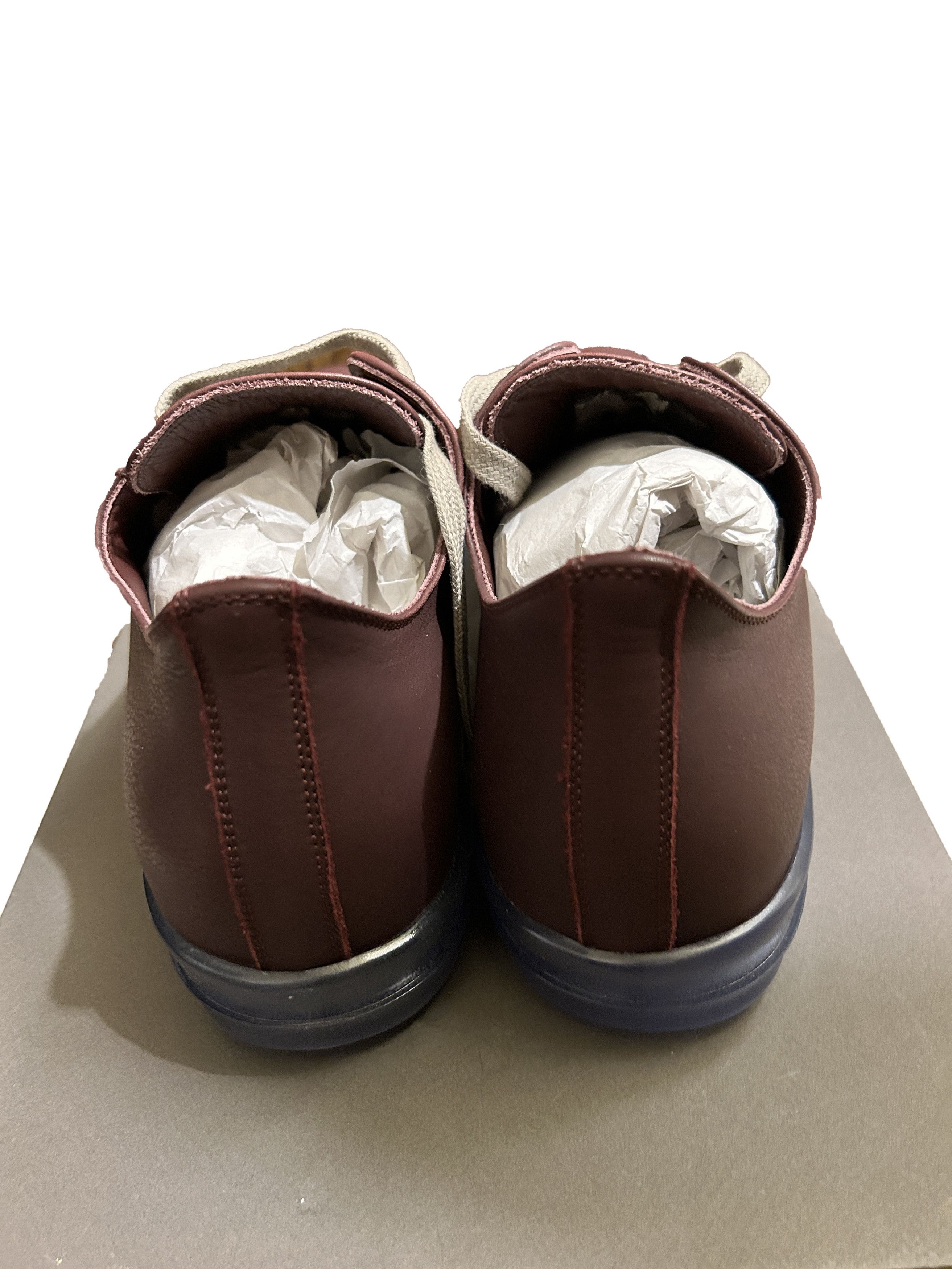 Rick Owens ramone canvas brown transparent sole Drkshdw Leather Size US 8 / EU 41 - 8 Thumbnail