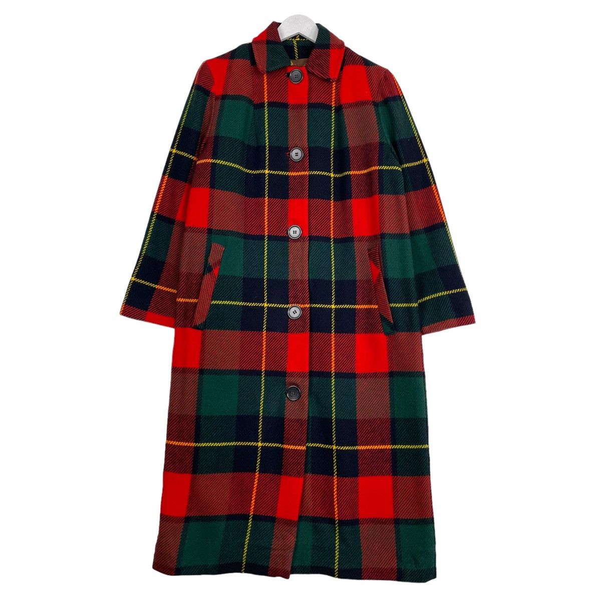 Japanese Brand × Pendleton × Vintage 💥80s PENDLETON TARTAN LONG WOOL JACKET Size US M / EU 48-50 / 2 - 1 Thumbnail