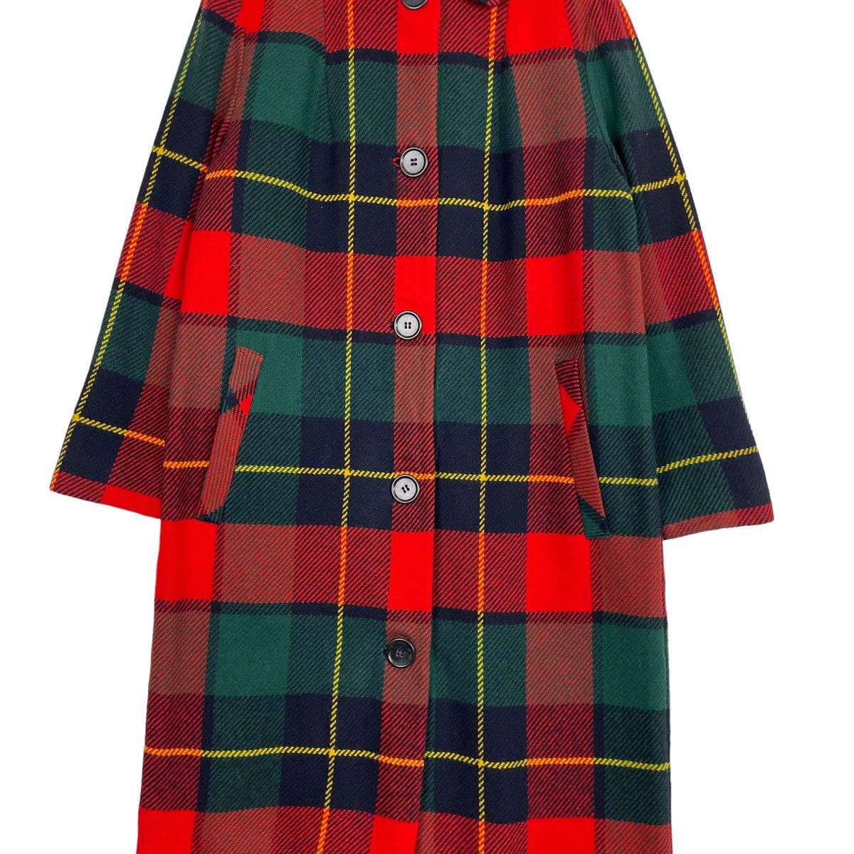 Japanese Brand × Pendleton × Vintage 💥80s PENDLETON TARTAN LONG WOOL JACKET Size US M / EU 48-50 / 2 - 5 Thumbnail