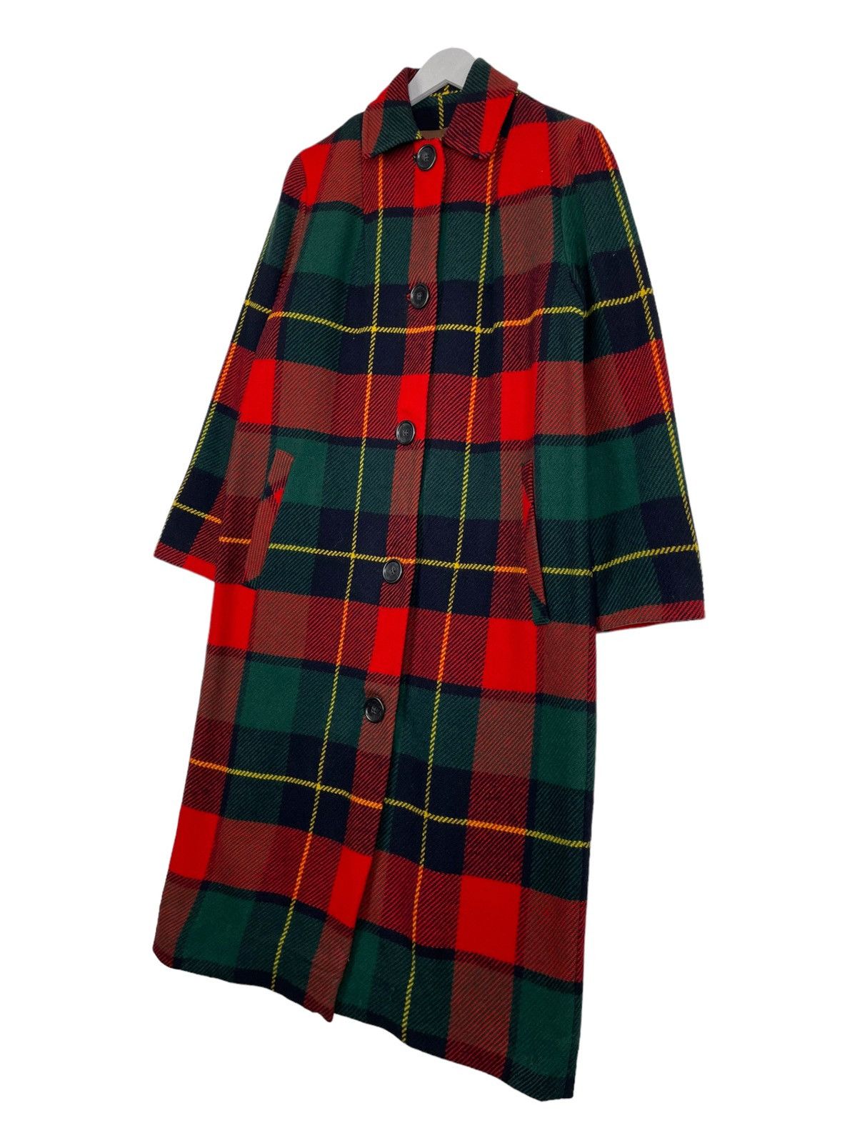 Japanese Brand × Pendleton × Vintage 💥80s PENDLETON TARTAN LONG WOOL JACKET Size US M / EU 48-50 / 2 - 3 Thumbnail