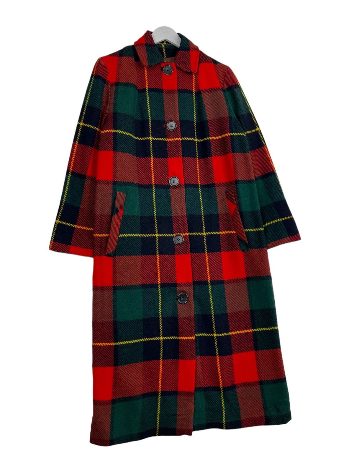 Japanese Brand × Pendleton × Vintage 💥80s PENDLETON TARTAN LONG WOOL JACKET Size US M / EU 48-50 / 2 - 2 Thumbnail