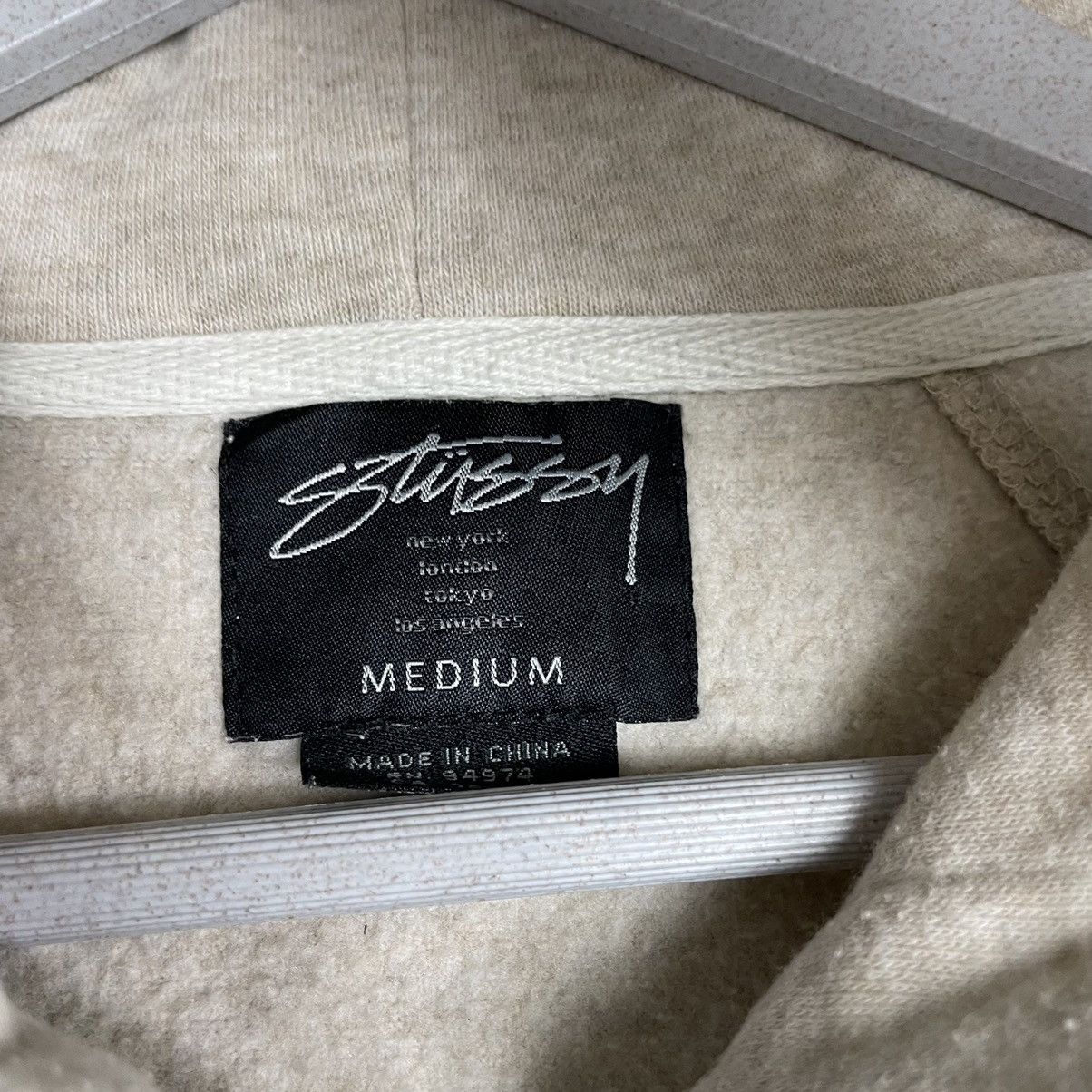 Stussy 🔥 STUSSY ZIPPER HOODIE BIG LOGO SWEATER Size M / US 6-8 / IT 42-44 - 7 Thumbnail