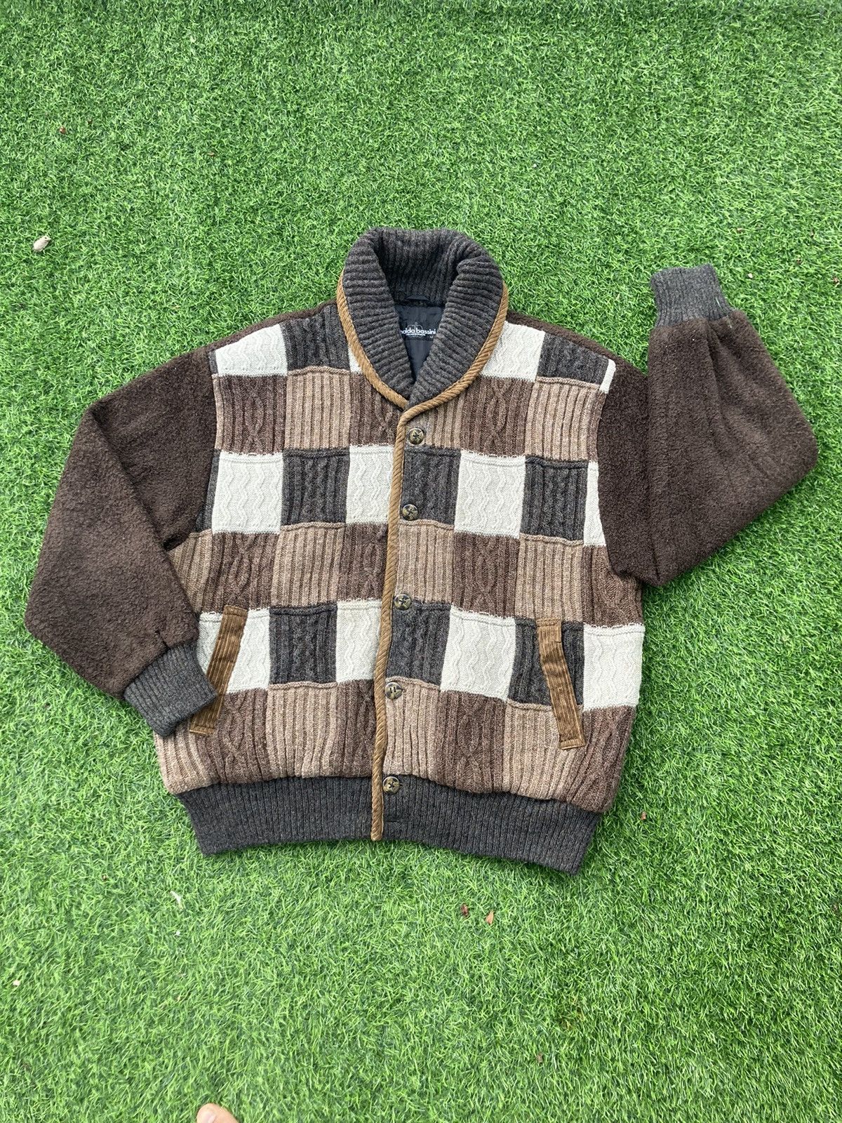 image of Arnaldo Bassini Patchwork Jacket, Men's (Size Medium)