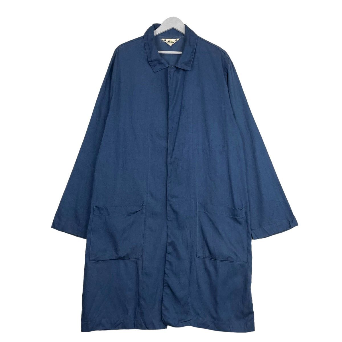 Indigo × Issey Miyake × Japanese Brand 💥METINE JAPAN LONG JACKET INPIRED WINDCOAT Size US L / EU 52-54 / 3 - 1 Thumbnail