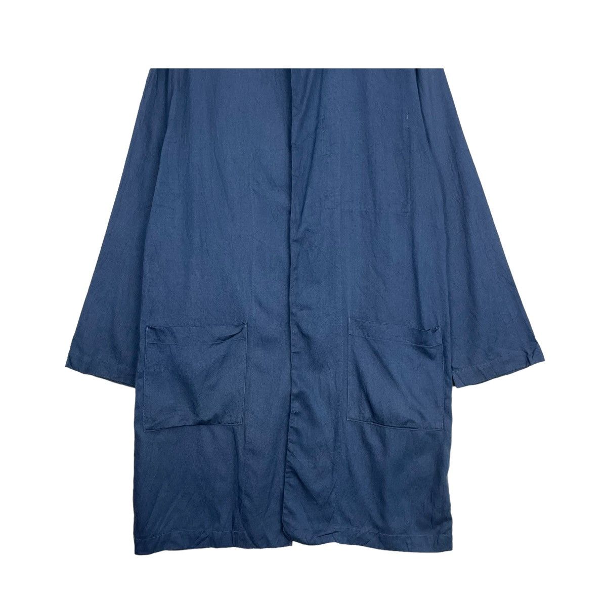 Indigo × Issey Miyake × Japanese Brand 💥METINE JAPAN LONG JACKET INPIRED WINDCOAT Size US L / EU 52-54 / 3 - 5 Thumbnail