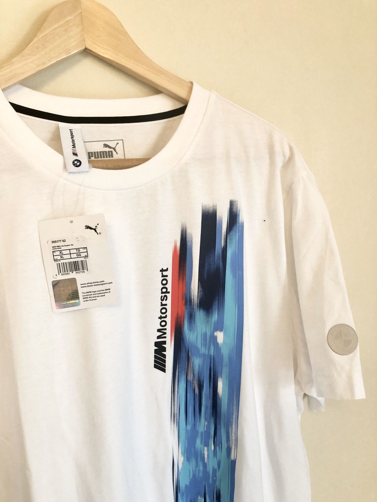 BMW × Puma Puma BMW M3 M5 Motorsport racing t-shirt Size US XL / EU 56 / 4 - 2 Thumbnail