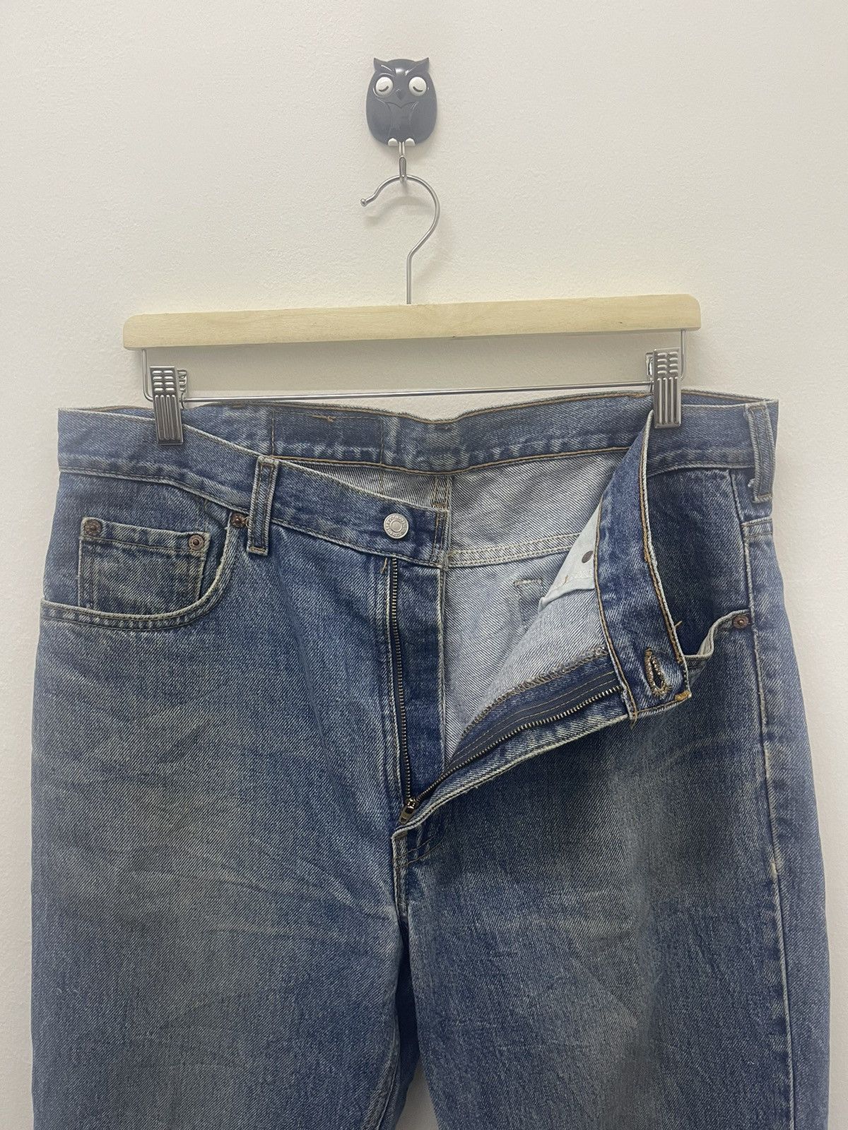 Levi's Vintage Clothing Rare 90s Vintage LEVIS 516 Slim Fit Straight Leg Size US 36 / EU 52 - 6 Thumbnail