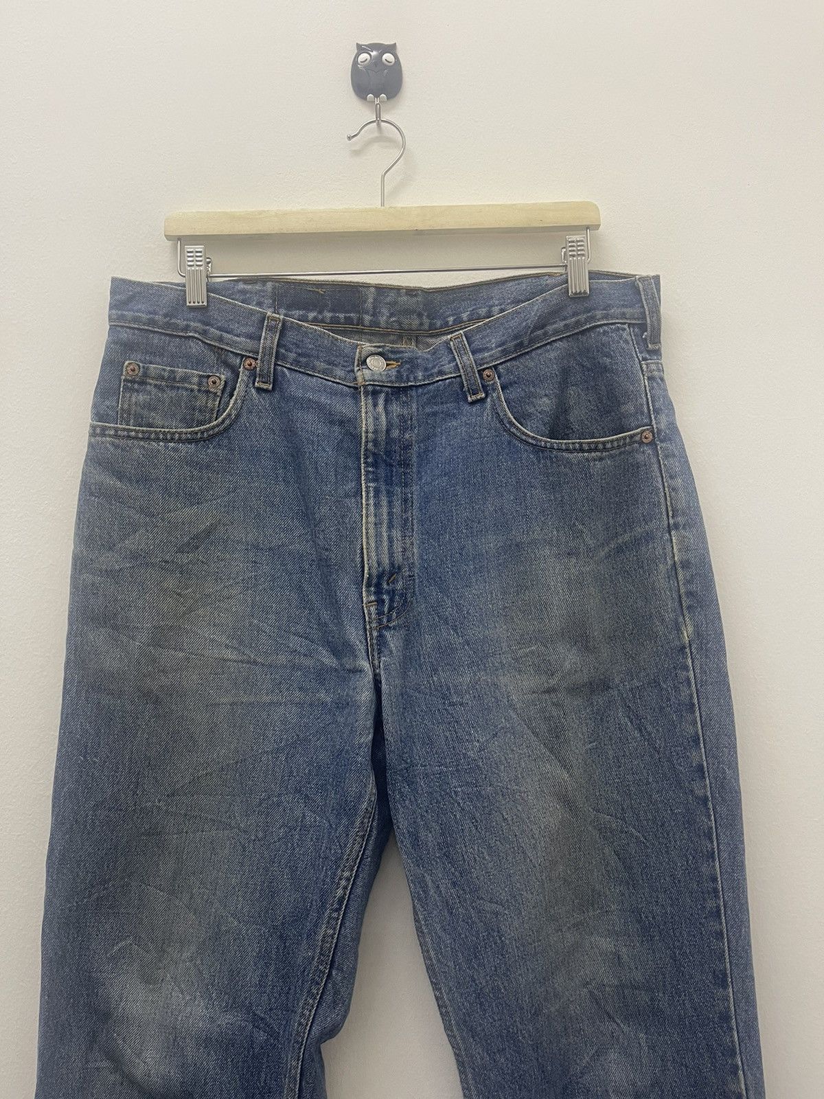 Levi's Vintage Clothing Rare 90s Vintage LEVIS 516 Slim Fit Straight Leg Size US 36 / EU 52 - 5 Thumbnail