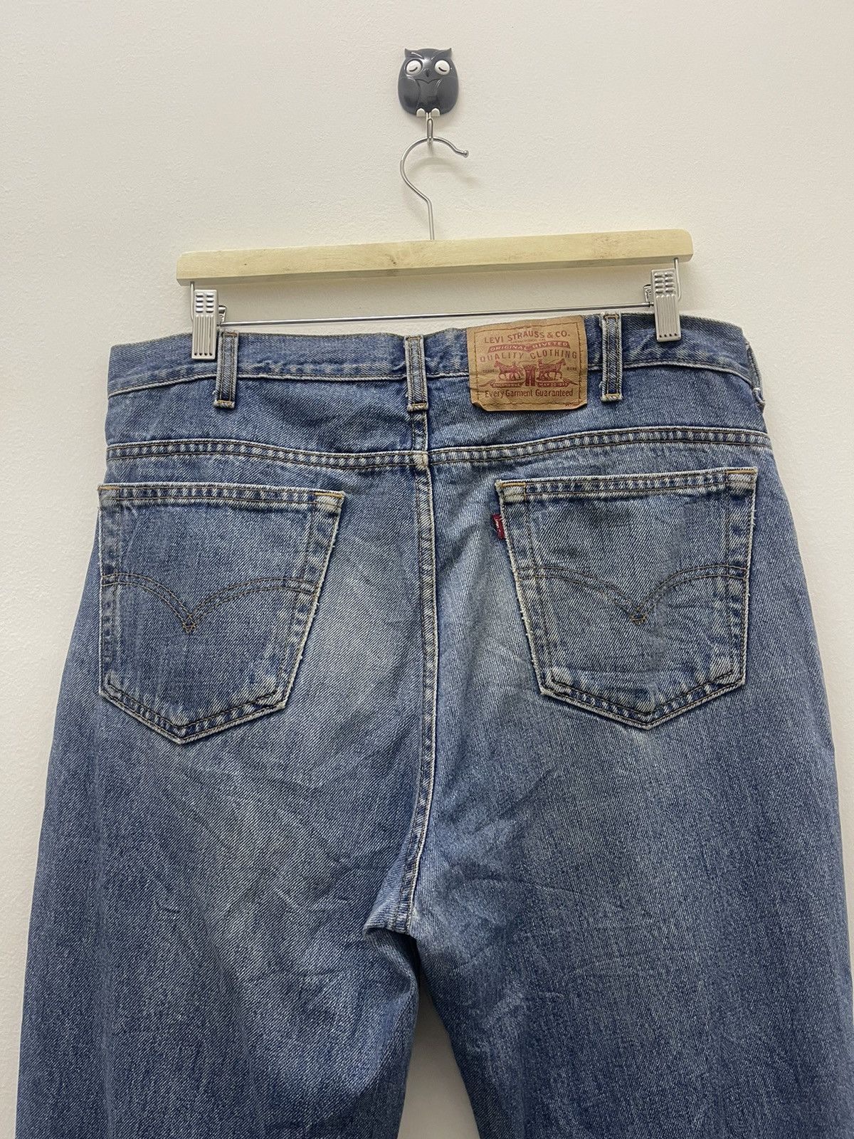 Levi's Vintage Clothing Rare 90s Vintage LEVIS 516 Slim Fit Straight Leg Size US 36 / EU 52 - 2 Thumbnail