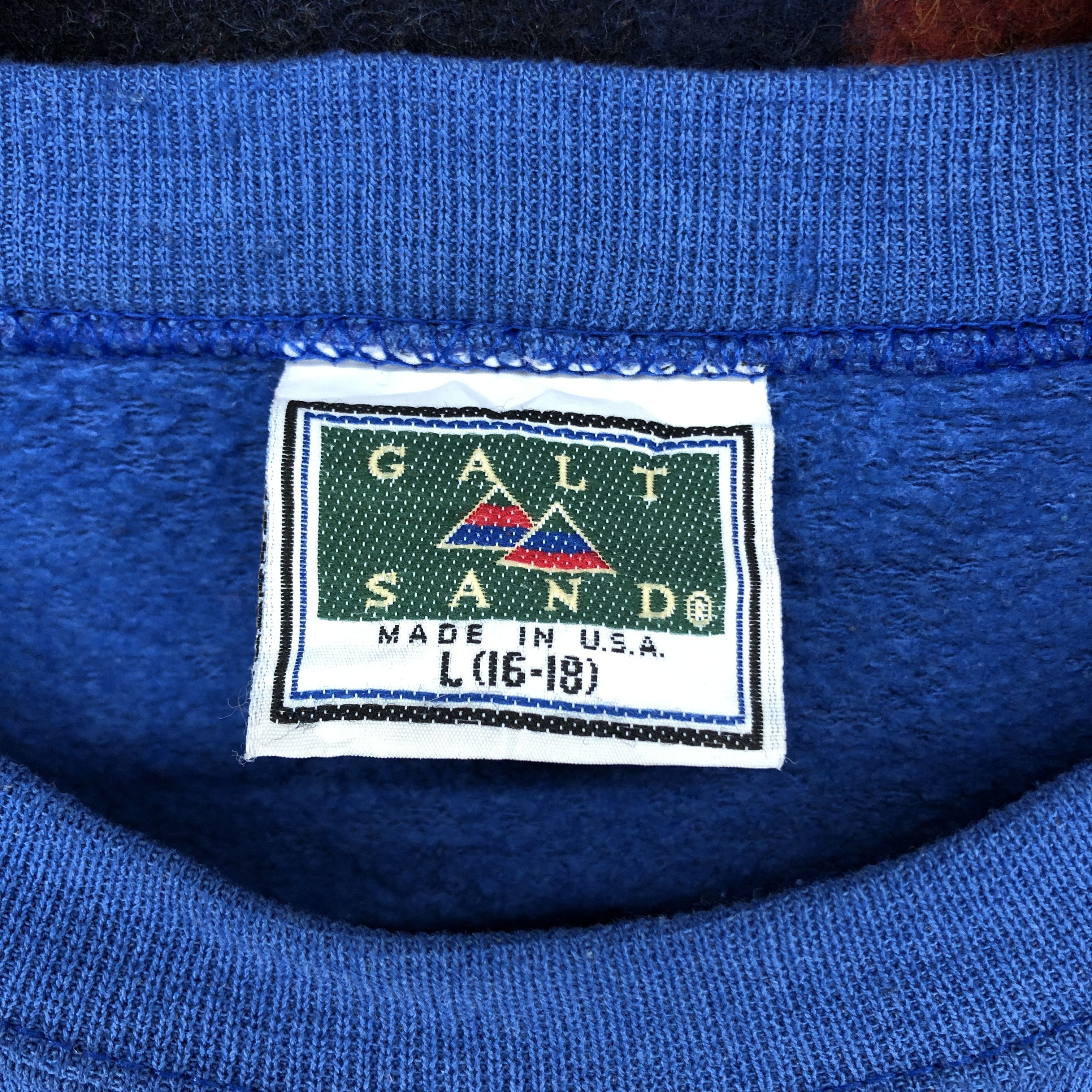 Vintage 90s KANSAS by GALT SAND Jayhawks Women Sweatshirt #2760-100 Size S / US 4 / IT 40 - 9 Thumbnail