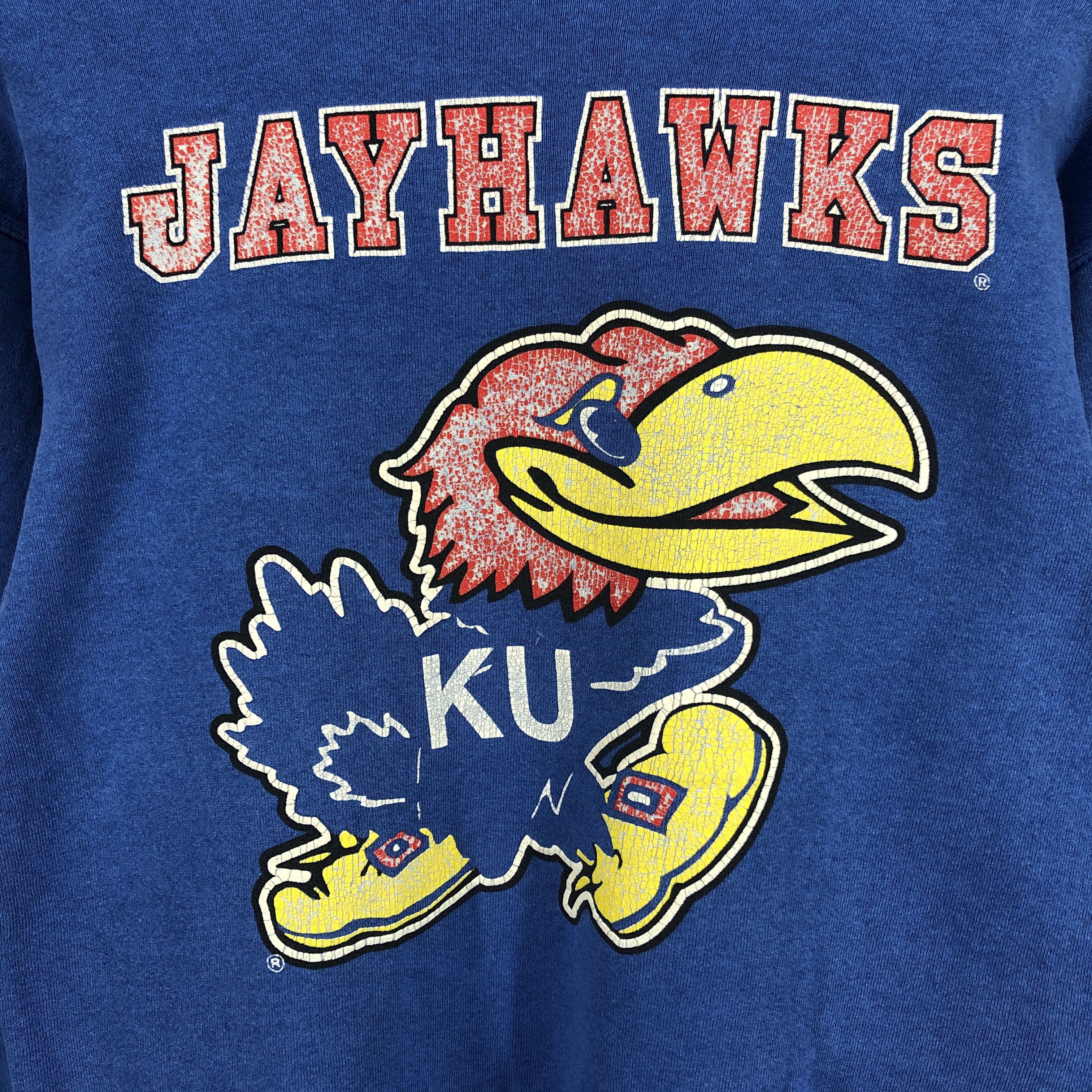 Vintage 90s KANSAS by GALT SAND Jayhawks Women Sweatshirt #2760-100 Size S / US 4 / IT 40 - 2 Thumbnail