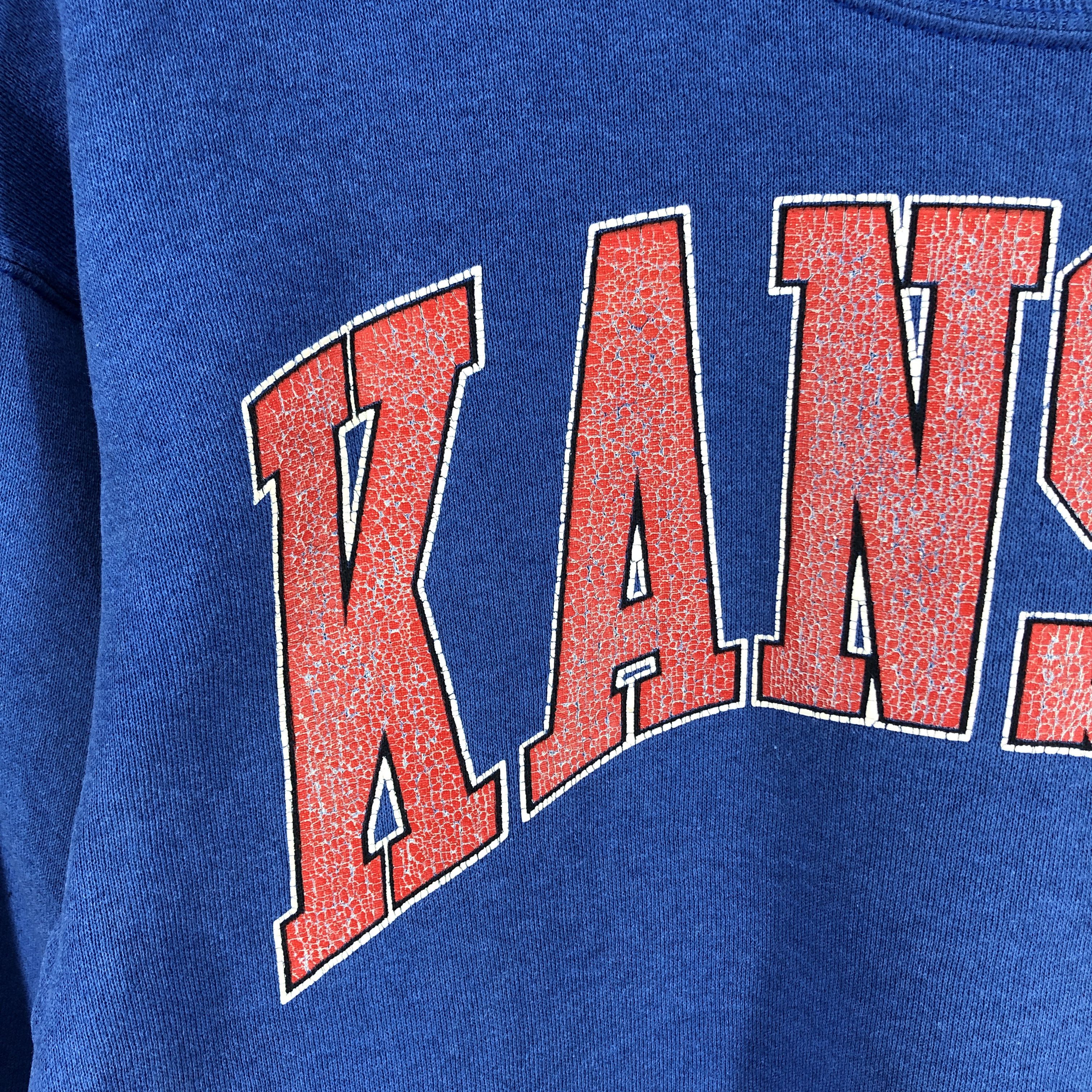 Vintage 90s KANSAS by GALT SAND Jayhawks Women Sweatshirt #2760-100 Size S / US 4 / IT 40 - 6 Thumbnail