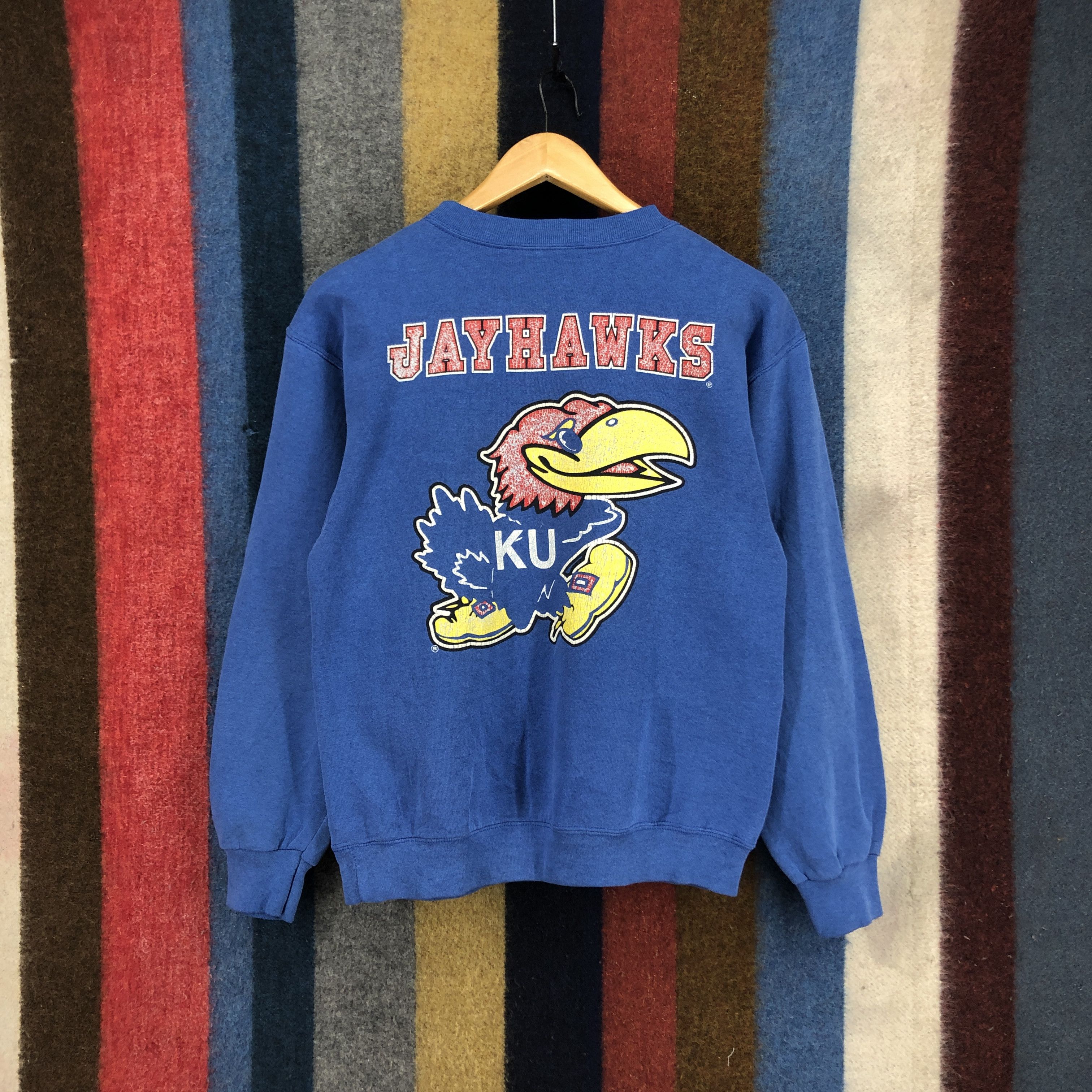 Vintage 90s KANSAS by GALT SAND Jayhawks Women Sweatshirt #2760-100 Size S / US 4 / IT 40 - 1 Thumbnail