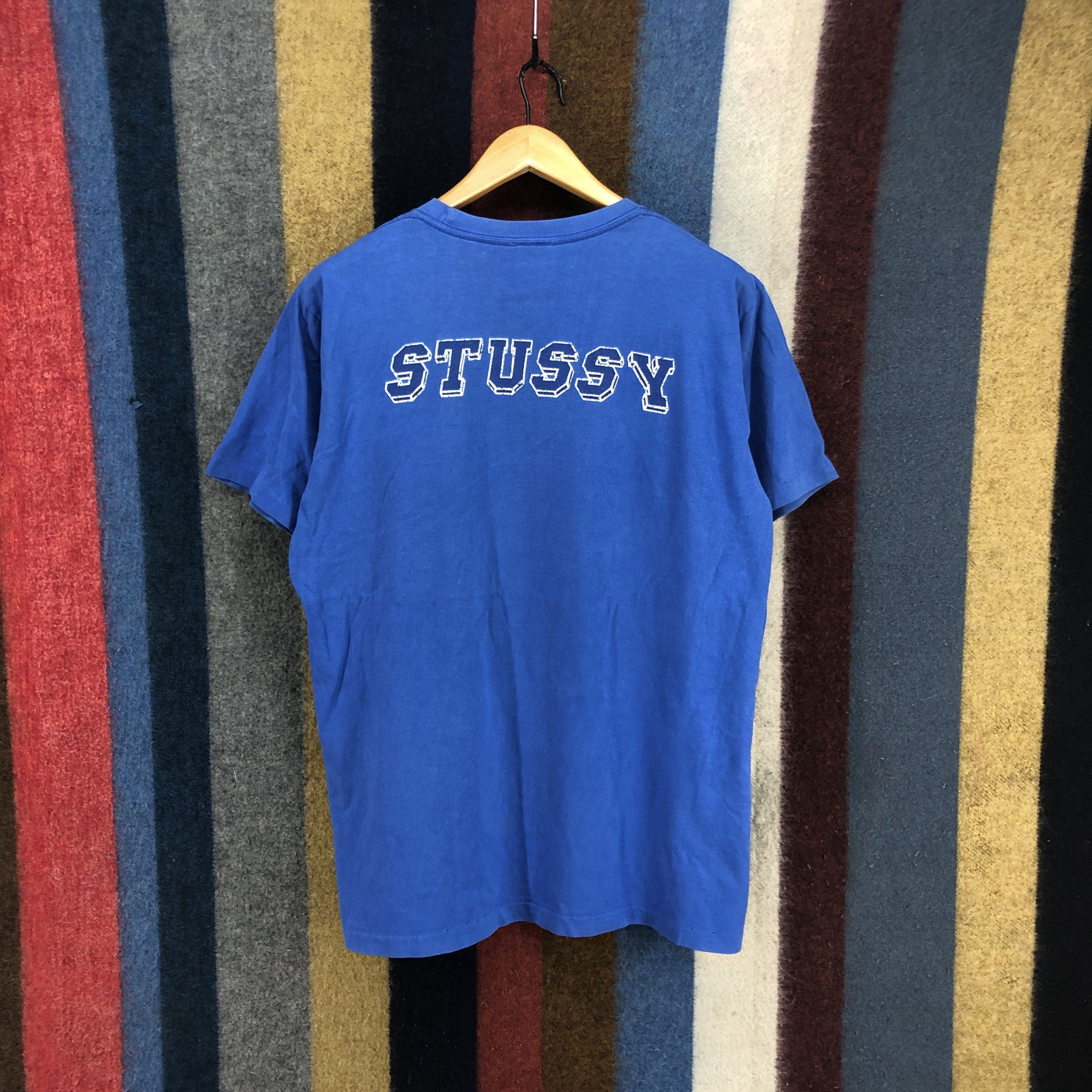 Stussy 90s Vintage STUSSY Crew Neck T Shirt #02-01 Size US L / EU 52-54 / 3 - 8 Thumbnail