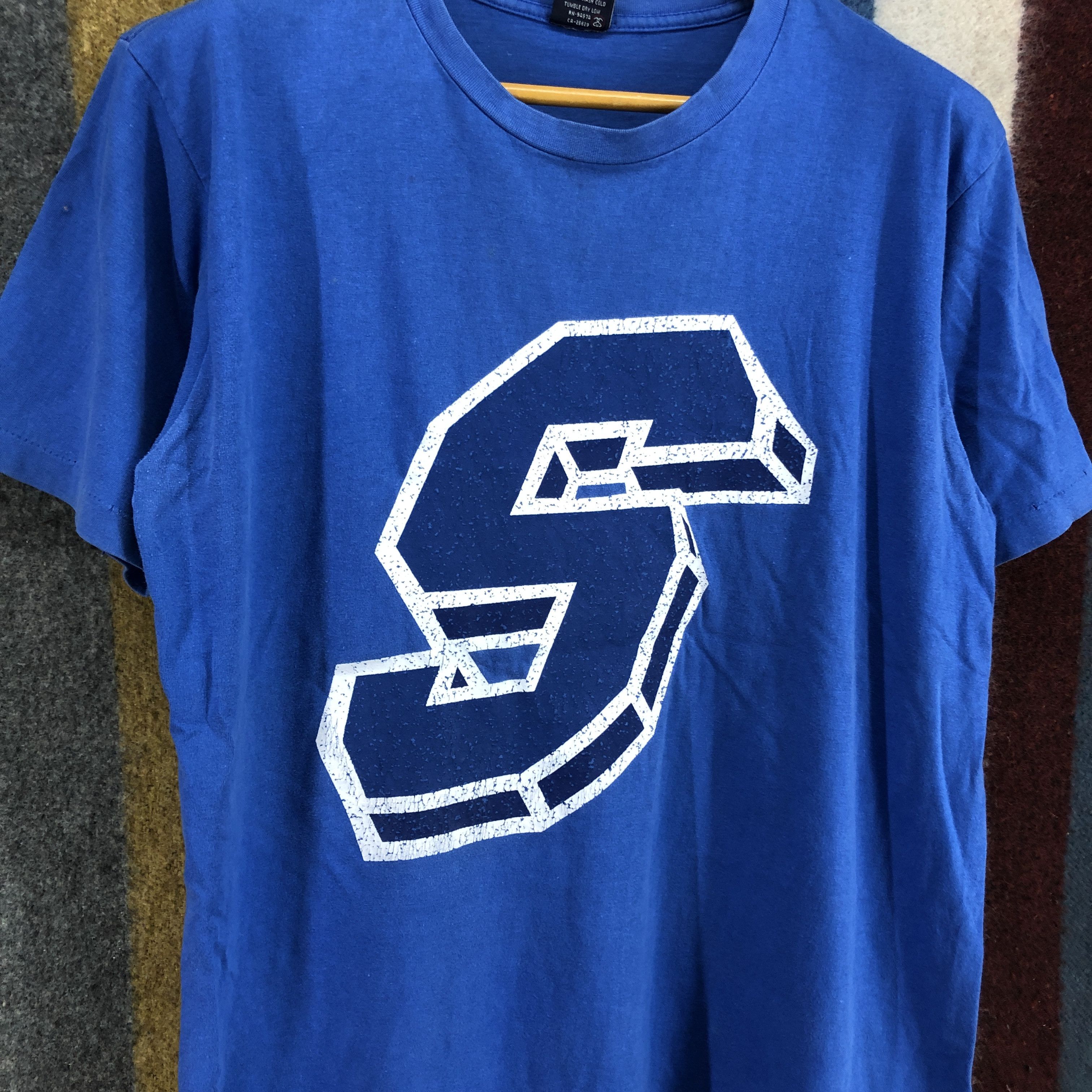 Stussy 90s Vintage STUSSY Crew Neck T Shirt #02-01 Size US L / EU 52-54 / 3 - 2 Thumbnail