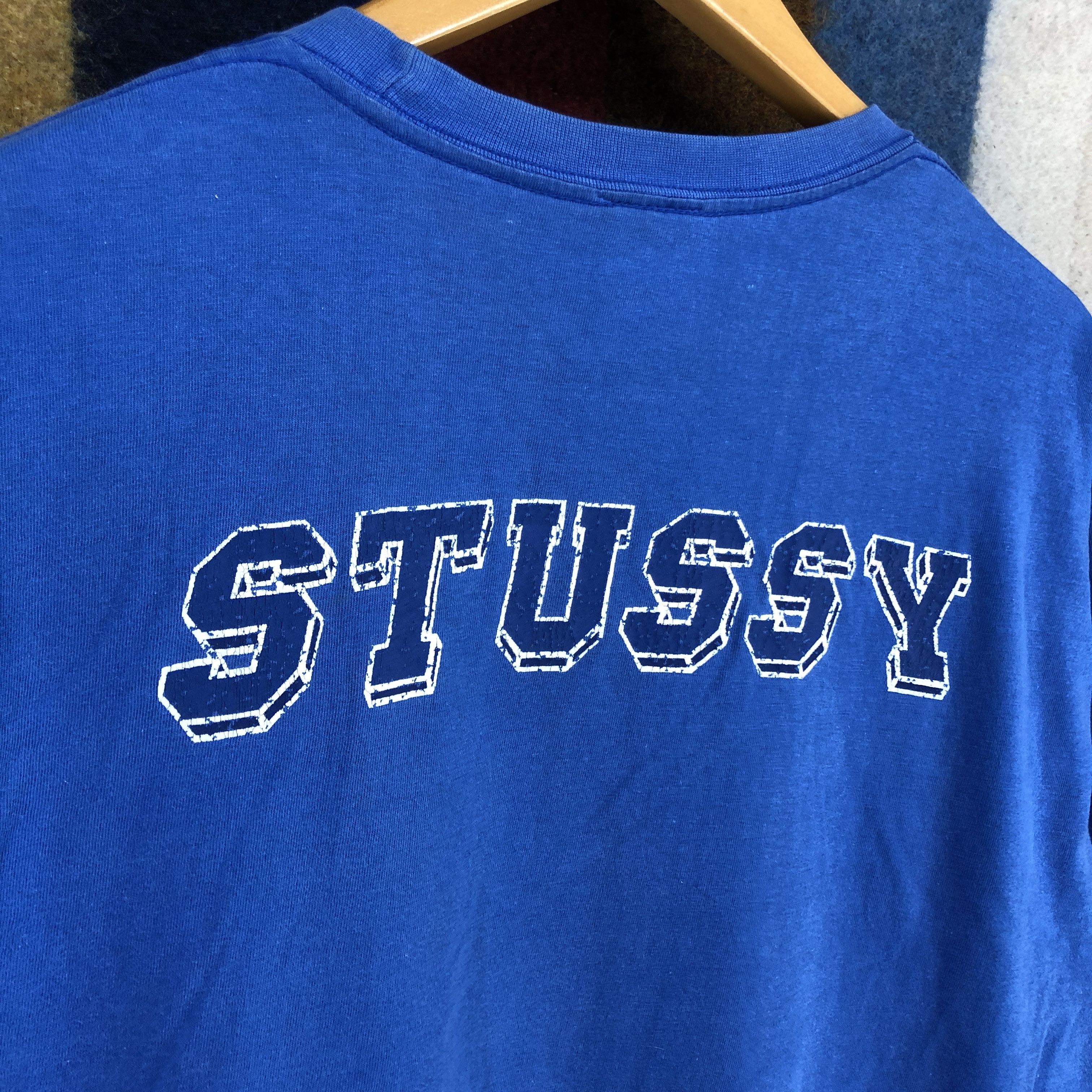 Stussy 90s Vintage STUSSY Crew Neck T Shirt #02-01 Size US L / EU 52-54 / 3 - 9 Thumbnail